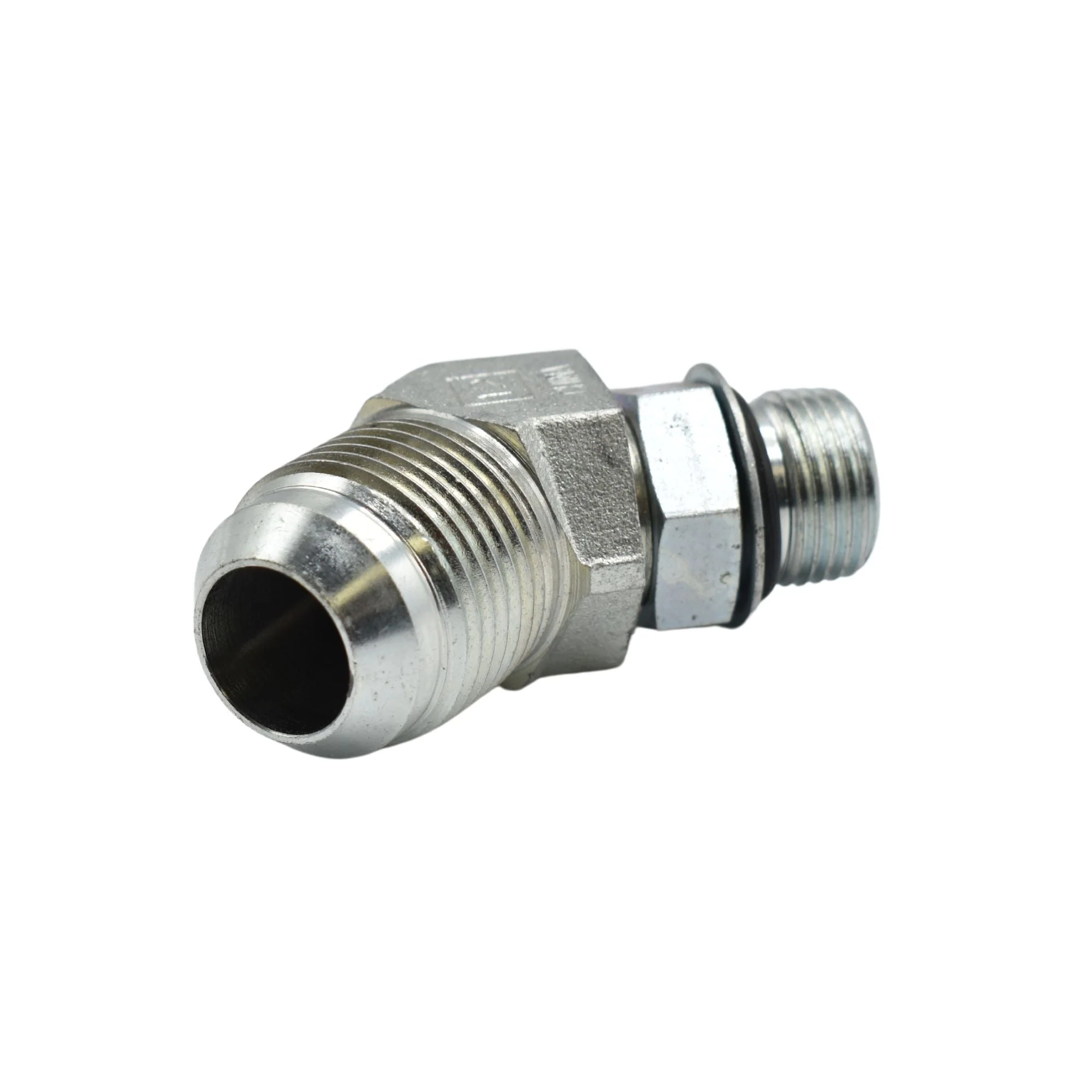 Hydraulics | 12MJ-08MAORB 45deg Elb Forg Adapter | 6802-12-08-NWO-FG