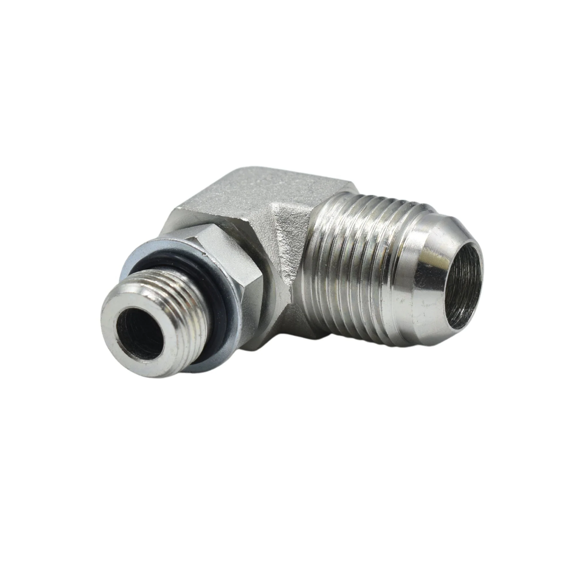 Hydraulics | 12MJ-08MAORB 90deg Elb Forg Adapter | 6801-12-08-NWO-FG