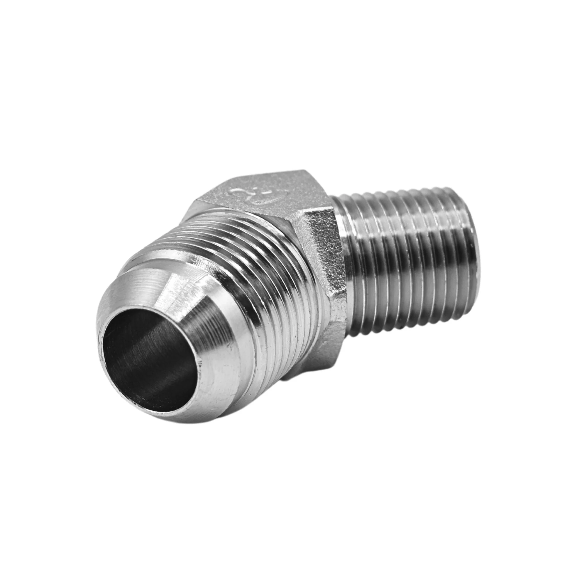 Hydraulics | 12MJ-08MP 45deg Elb Forg Adapter | 2503-12-08-FG