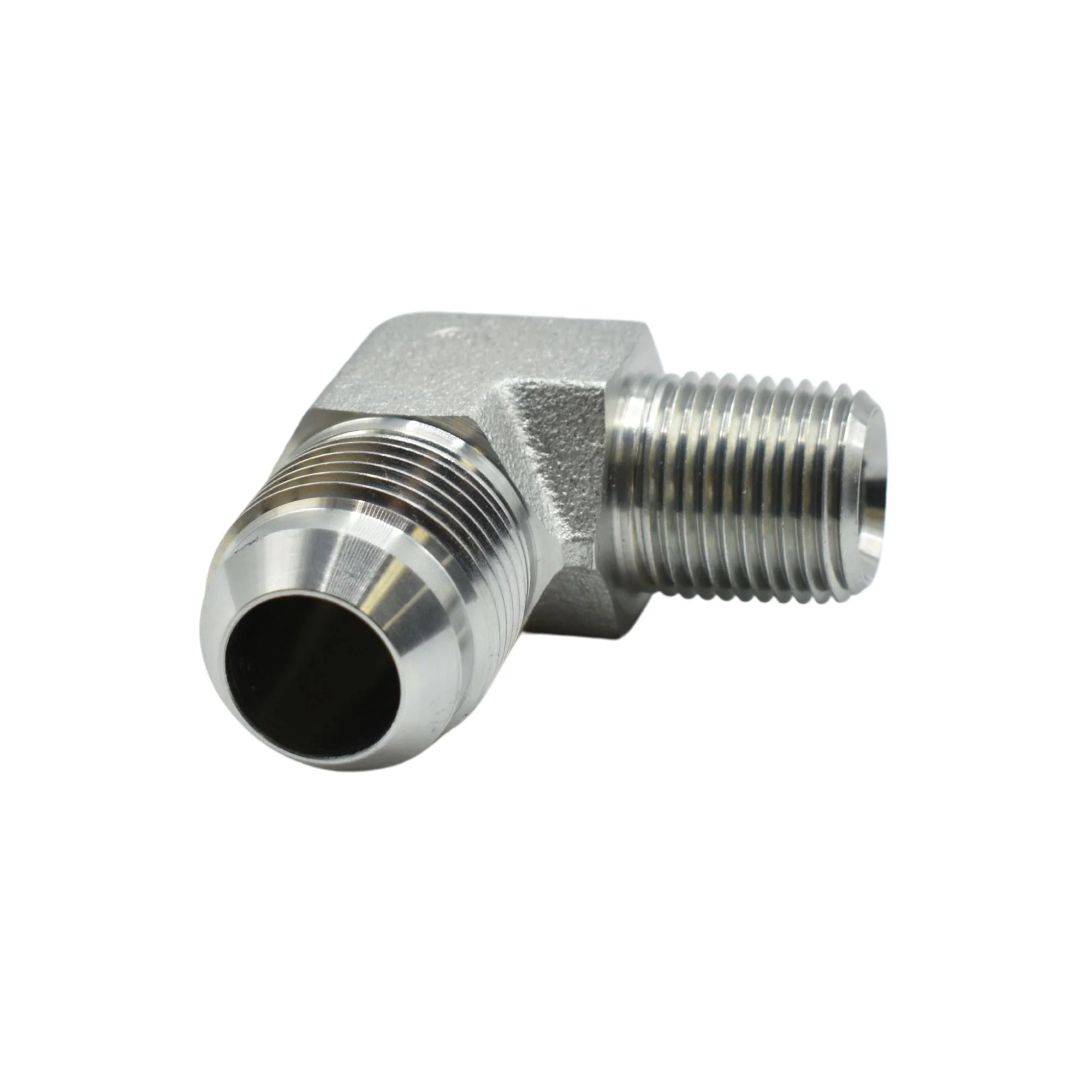 Hydraulics | 12MJ-08MP 90deg Elb Forg Adapter | 2501-12-08-FG - Image 2
