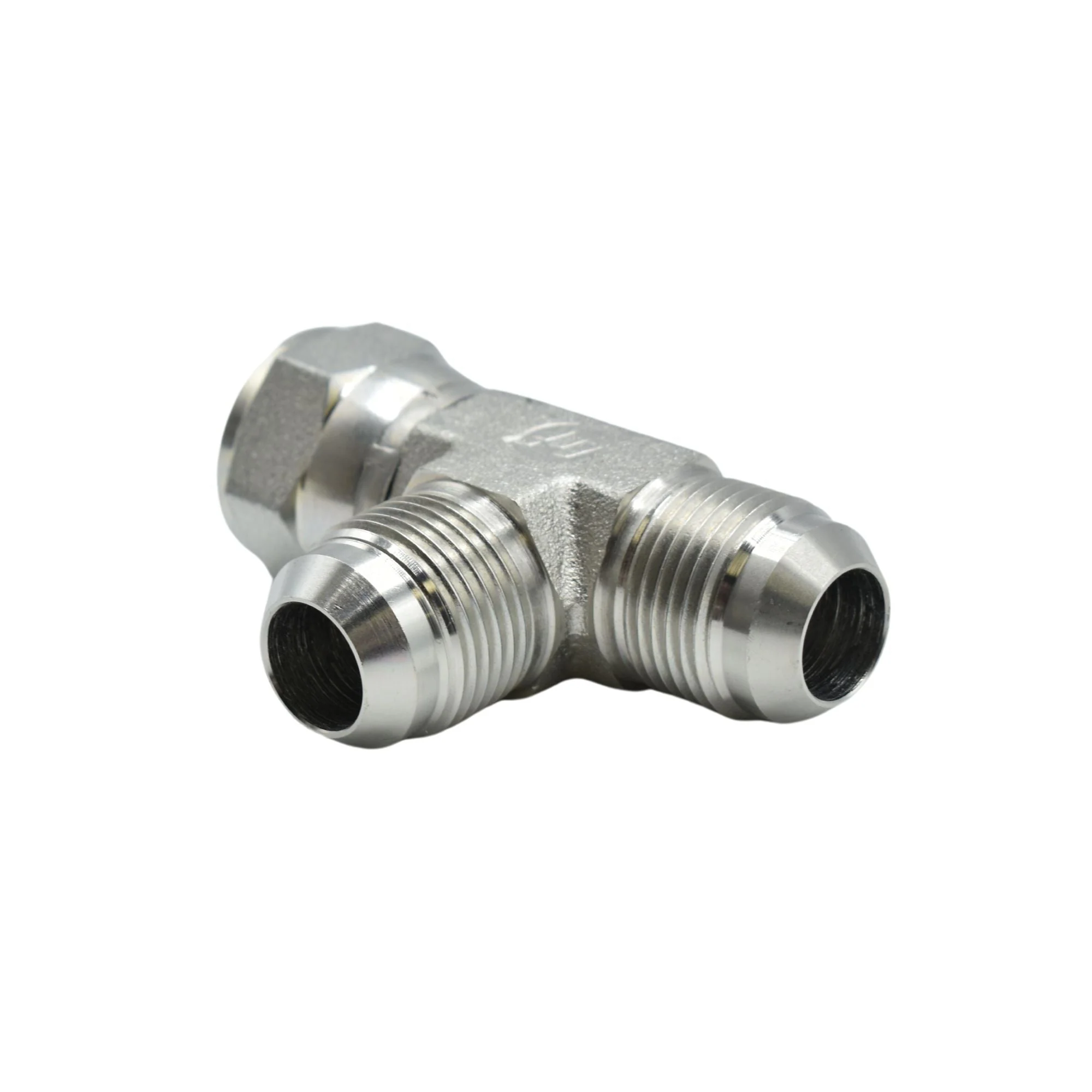 Hydraulics | 12MJ-12FJS-12MJ Tee Forg Adapter | 6602-12-12-12-FG