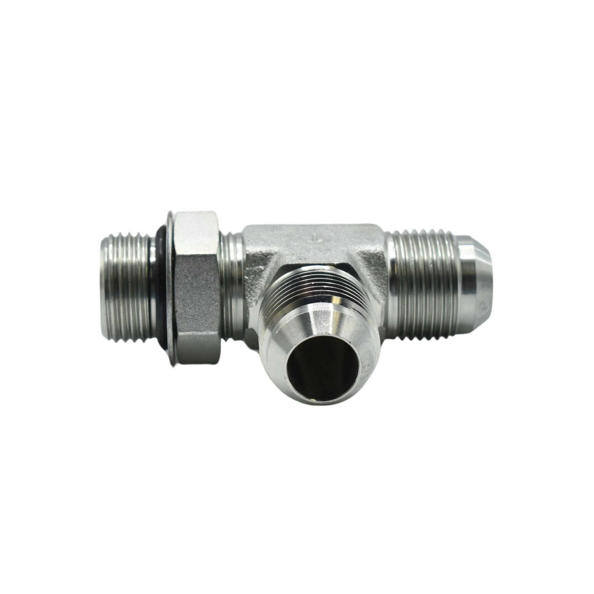 Hydraulics | 12MJ-12MAORB-12MJ Run Tee Forg Adapter | 6804-12-12-12-NWO-FG