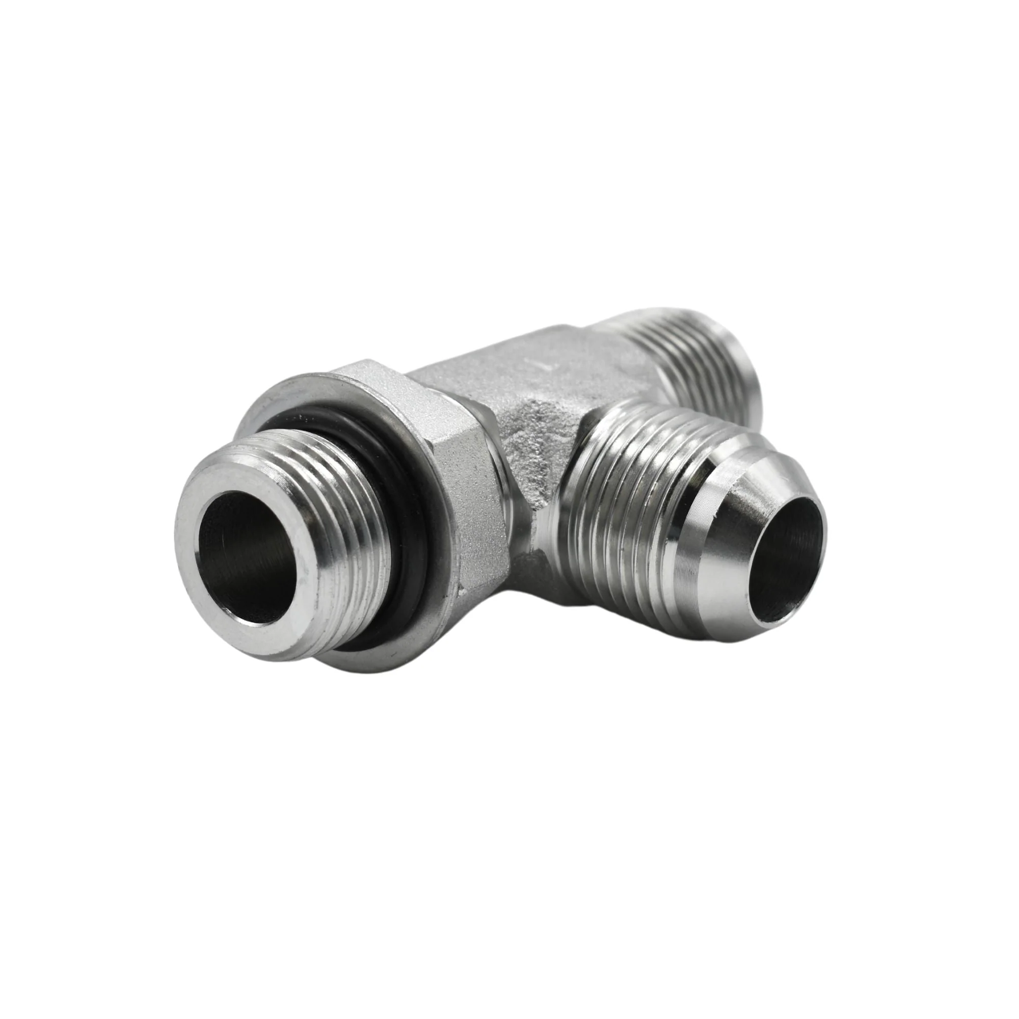 Hydraulics | 12MJ-12MAORB-12MJ Run Tee Forg Adapter | 6804-12-12-12-NWO-FG - Image 2