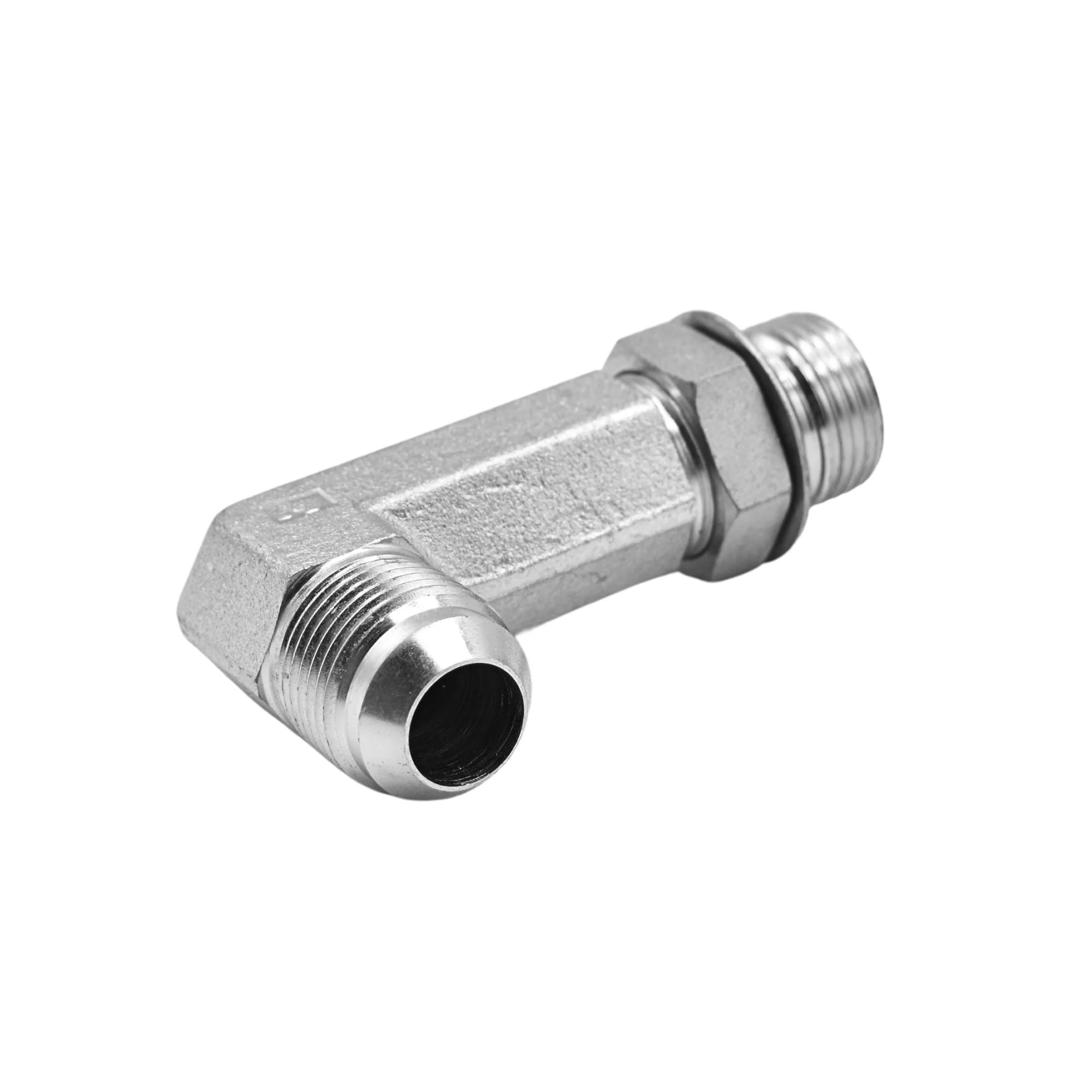Hydraulics | 12MJ-12MAORB 90deg Elb X-Lg Forg Adapter | 6801-LL-12-12-NWO-FG - Image 2