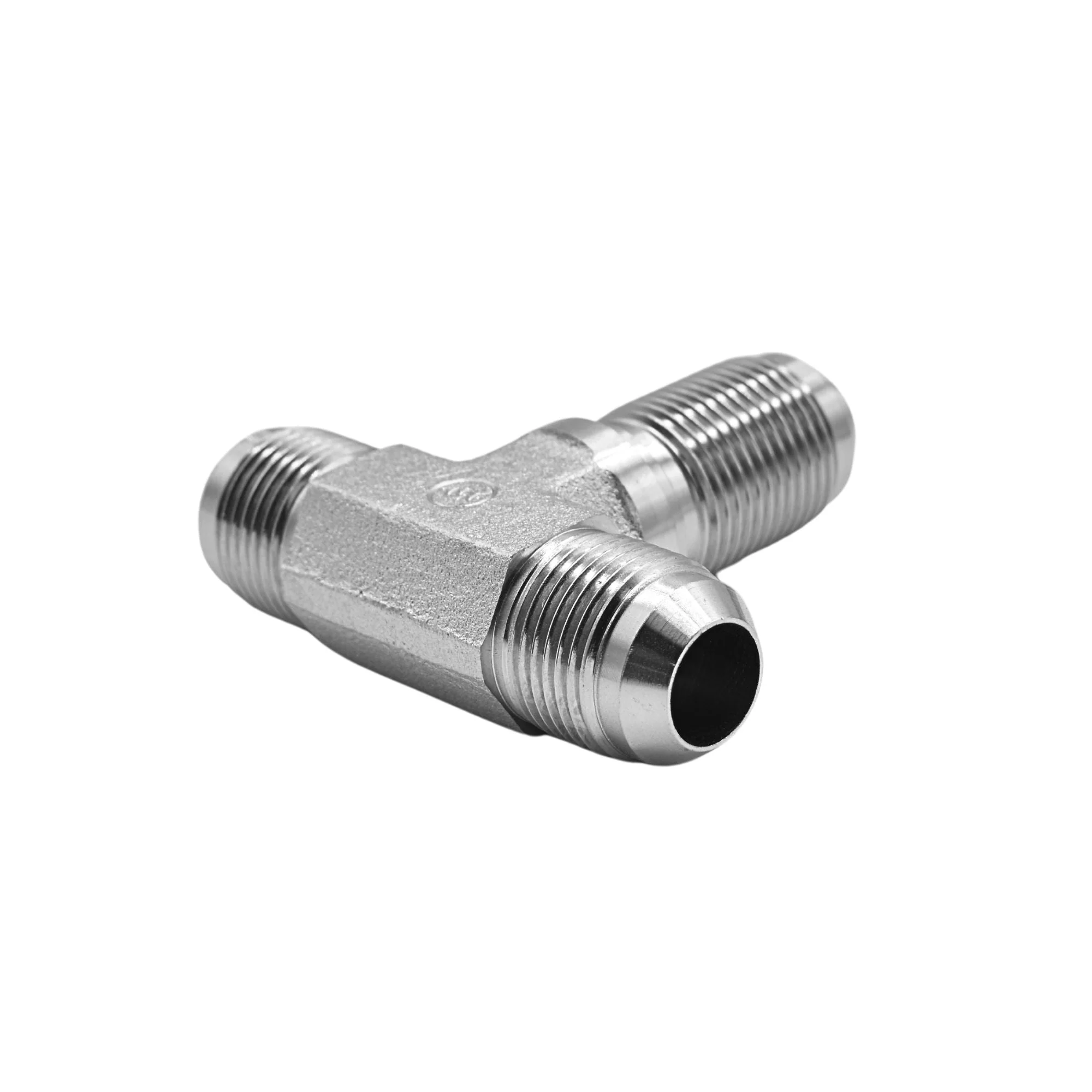 Hydraulics | 12MJ-12MJ-12MJ Blkhd Branch Tee Adapter | 2703-12-12-12-FG - Image 2