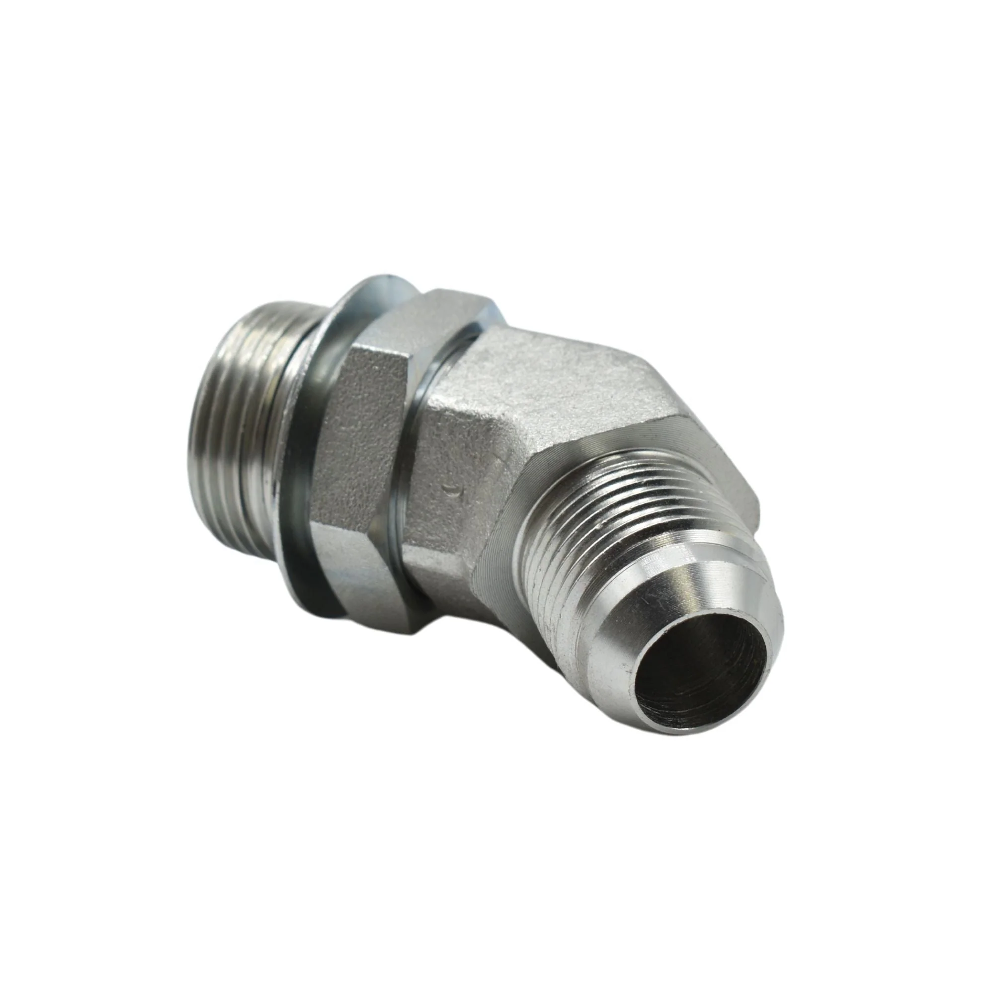 Hydraulics | 12MJ-16MAORB 45deg Elb Forg Adapter | 6802-12-16-NWO-FG