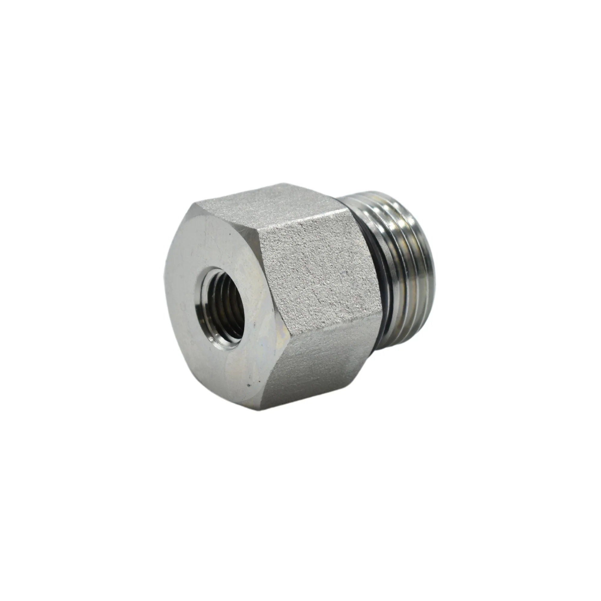 Hydraulics | 12MORB-04FP Straight Adapter | 6405-12-04-O - Image 2