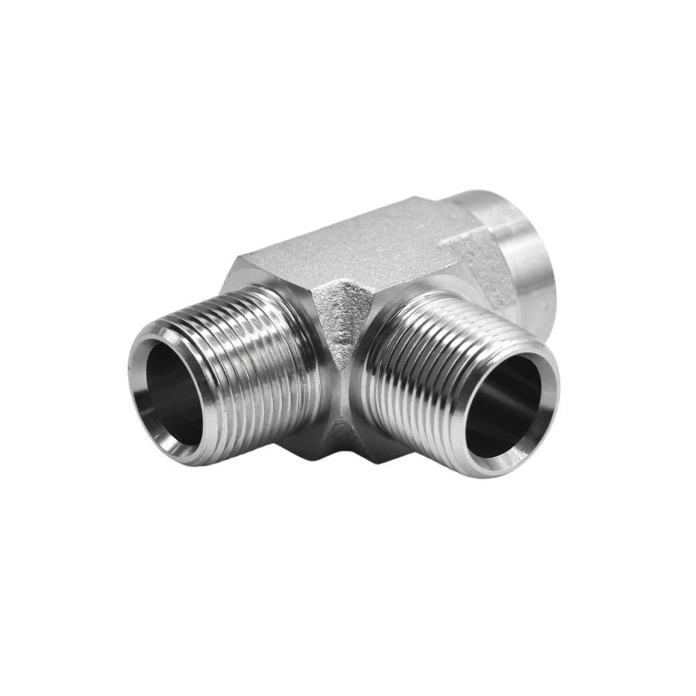 Hydraulics | 12MP-12FP-12MP Tee Forg Adapter | 5603-12-12-12-FG