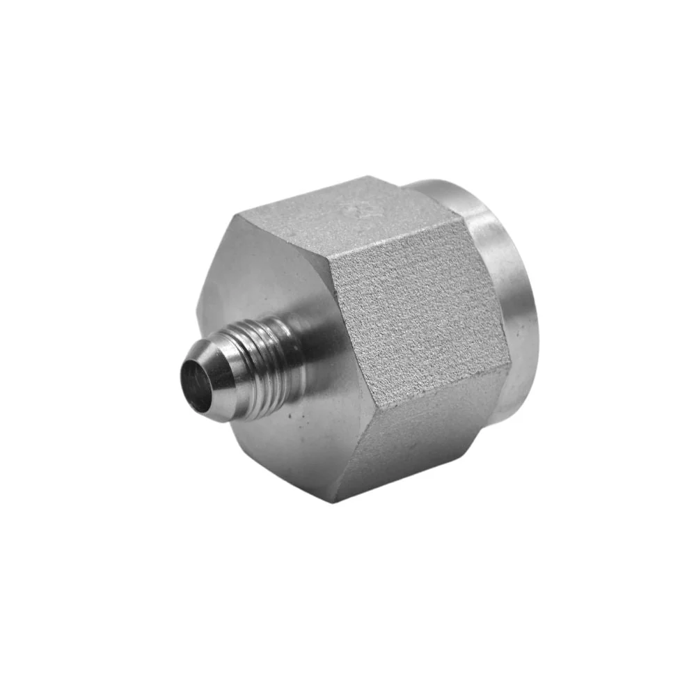 Hydraulics | 16FJ-06MJ Straight Red Adapter | 2406-16-06