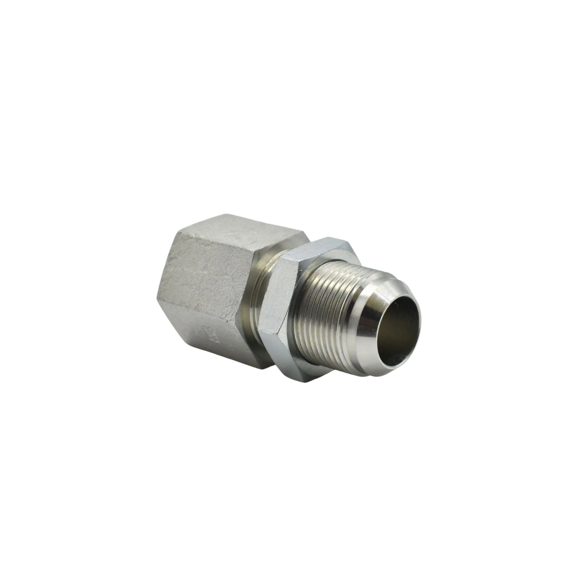 Hydraulics | 16FP-16MJ Bulkhead Straight with Locknut Adapter | 2705-LN-16-16