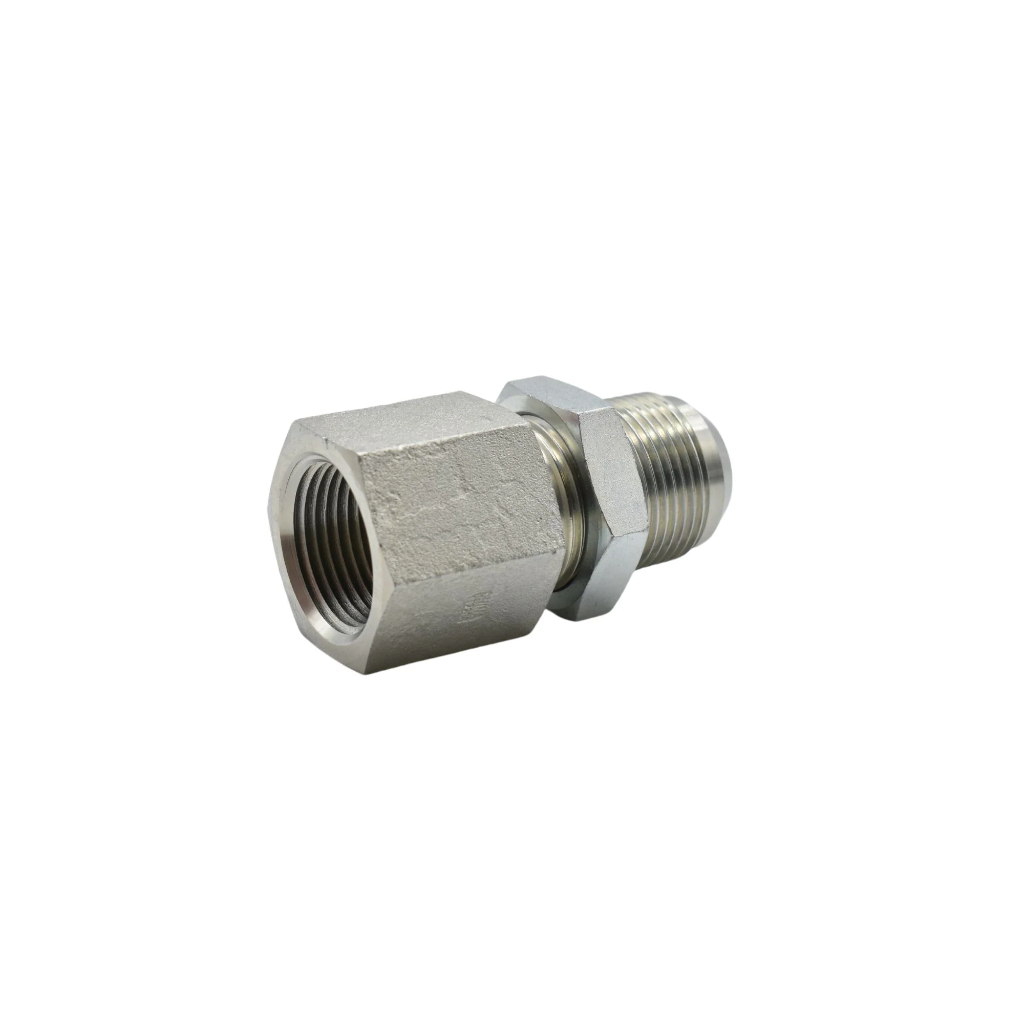 Hydraulics | 16FP-16MJ Bulkhead Straight with Locknut Adapter | 2705-LN-16-16 - Image 2