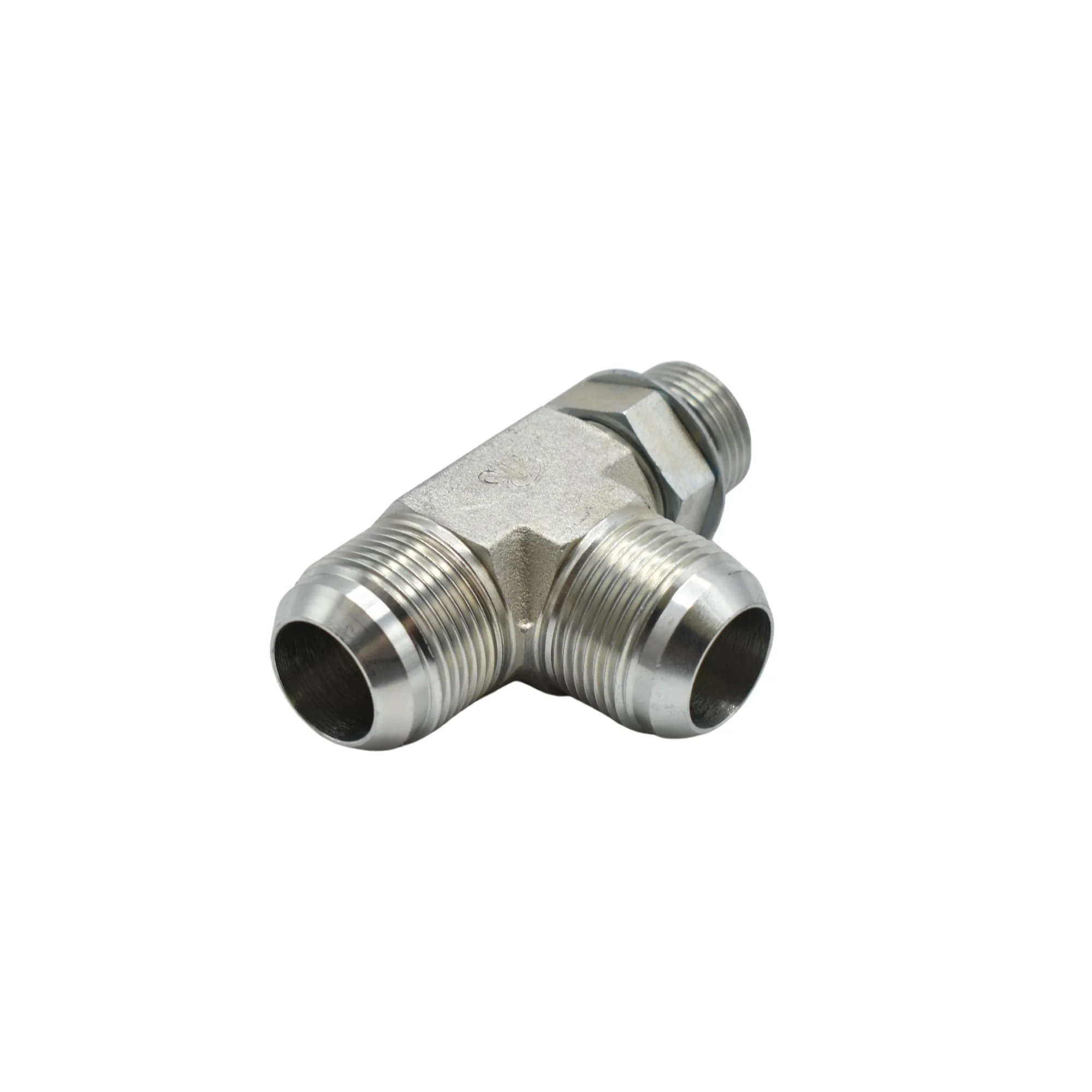 Hydraulics | 16MJ-12MAORB-16MJ Run Tee Forg | 6804-16-12-16-NWO-FG