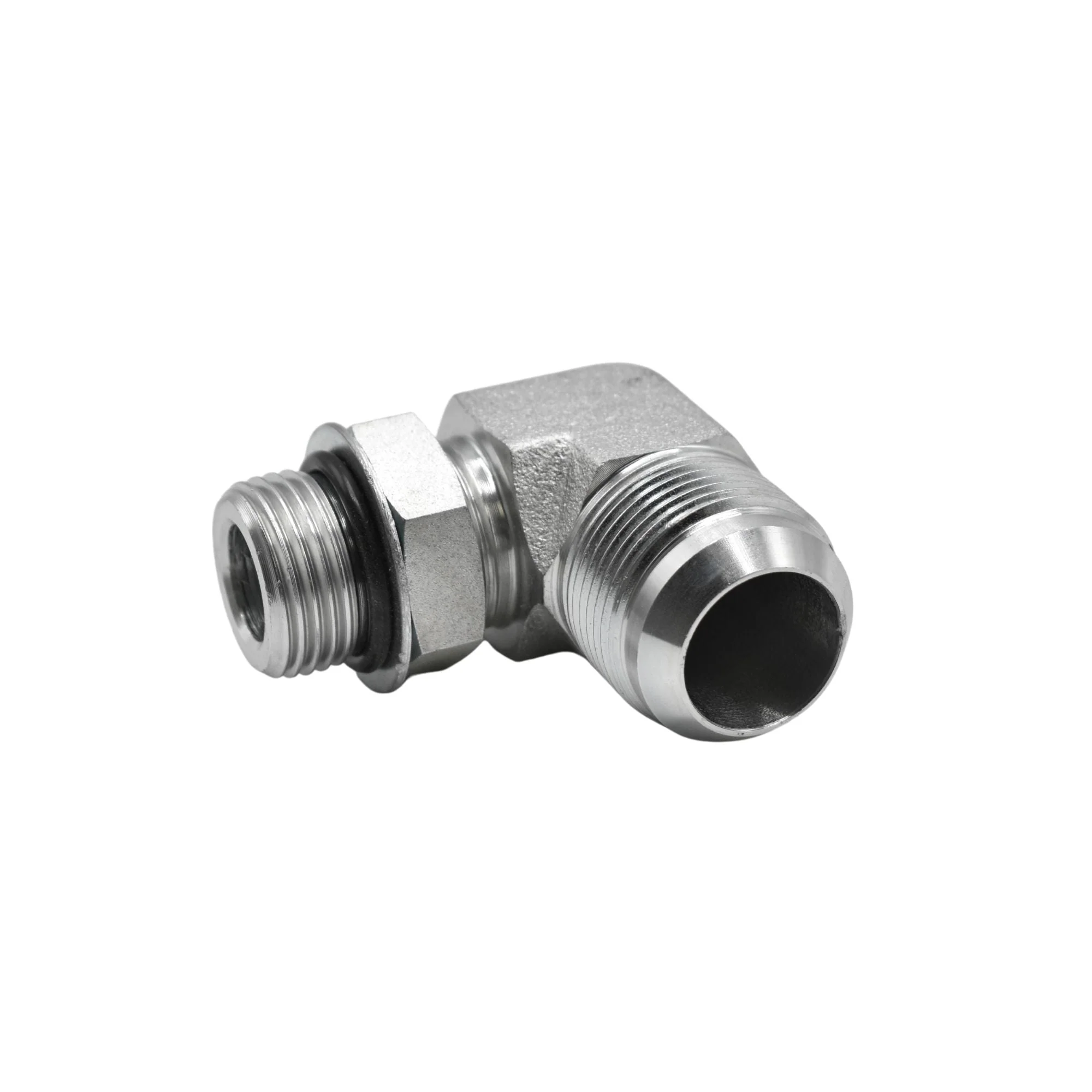 Hydraulics | 16MJ-12MAORB 90deg Elb Forg Adapter | 6801-16-12-NWO-FG - Image 2