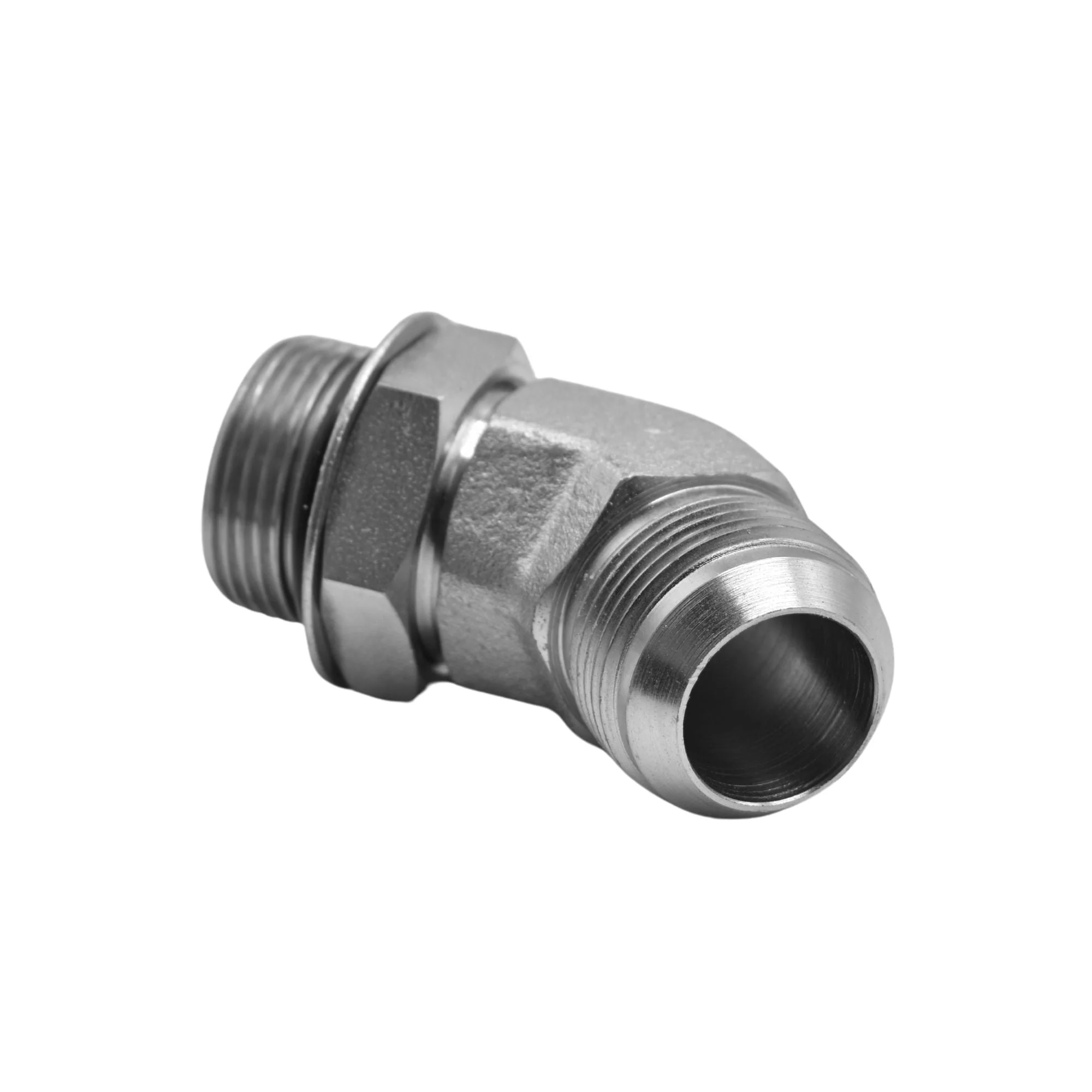 Hydraulics | 16MJ-16MAORB 45deg Elb Forg Adapter | 6802-16-16-NWO-FG