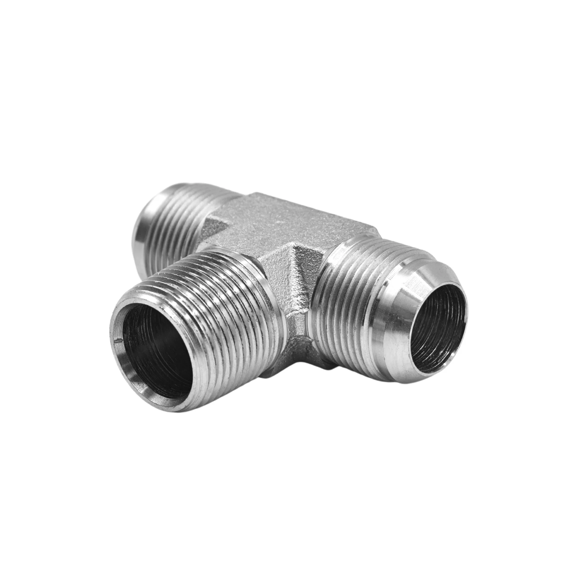 Hydraulics | 16MJ-16MJ-16MP Tee Forg Adapter | 2601-16-16-16-FG - Image 2
