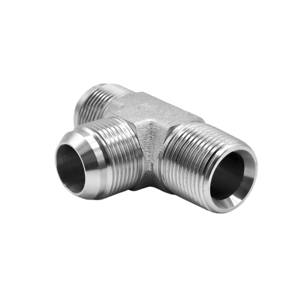 Hydraulics | 16MJ-16MP-16MJ Tee Forg Adapter | 2605-16-16-16-FG
