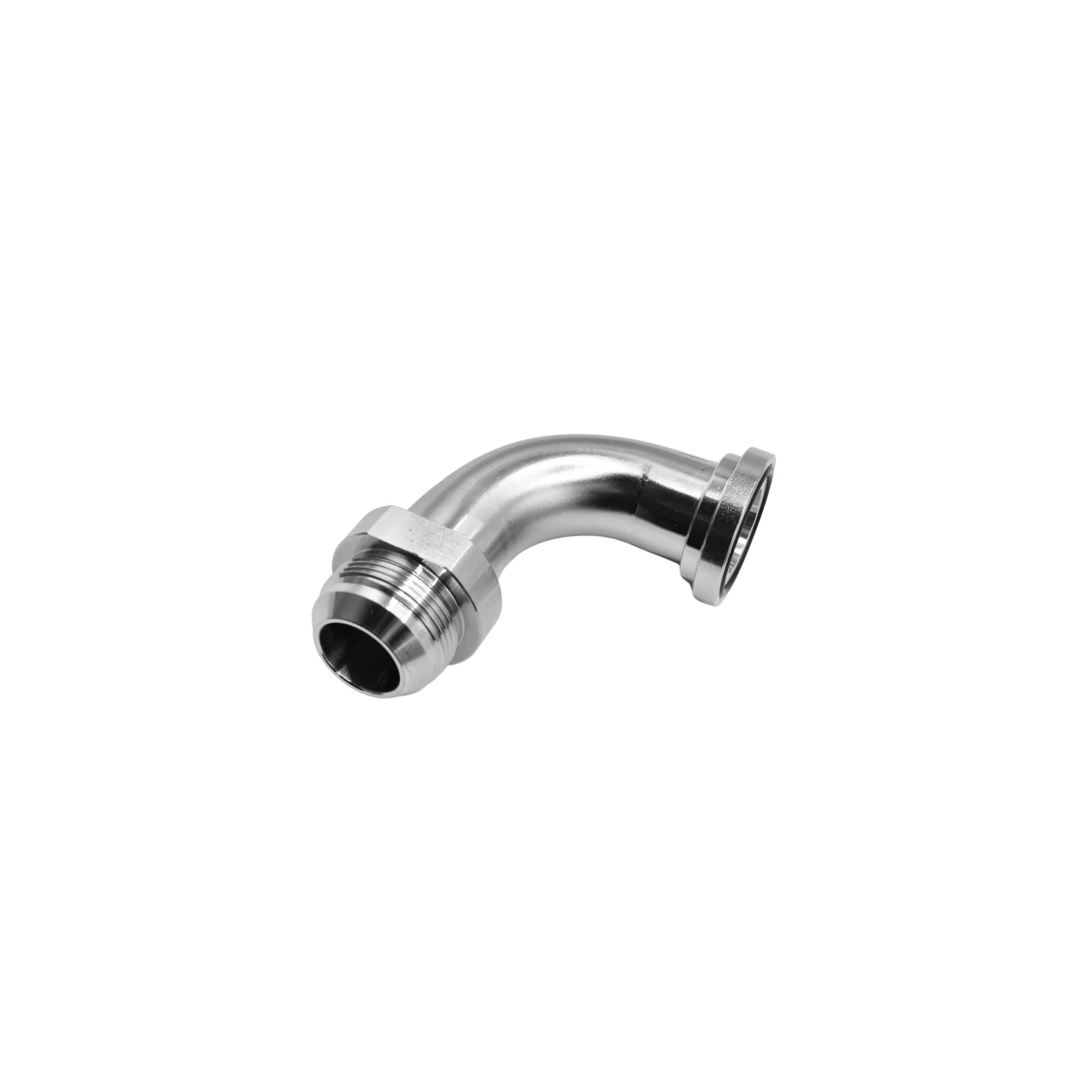 Hydraulics | 20MJ-20Flg 90deg Elb Code 61 Bent Tube Style adapter | 1704-20-20