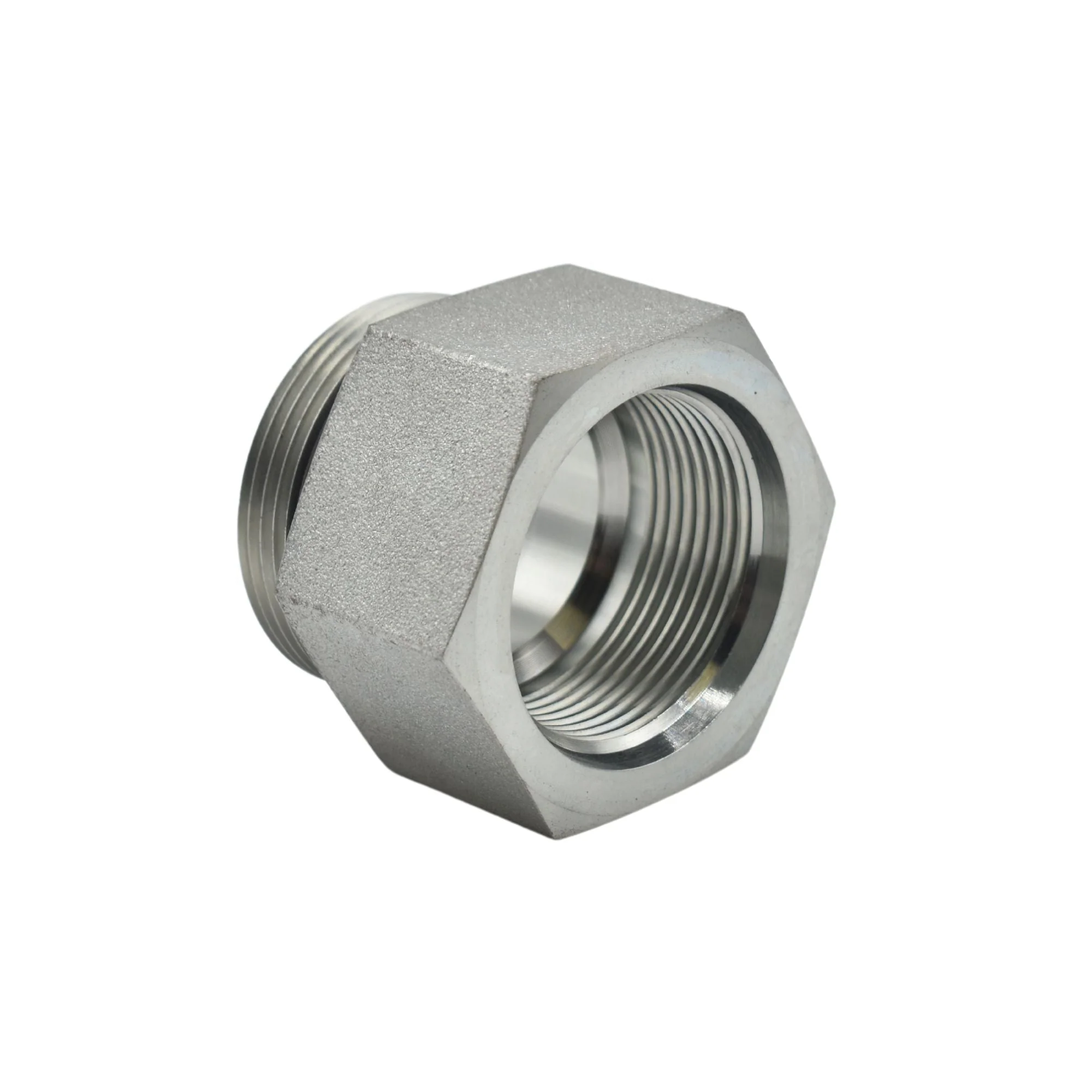 Hydraulics | 24MORB-20FORB Straight Red Adapter | 6410-24-20-O