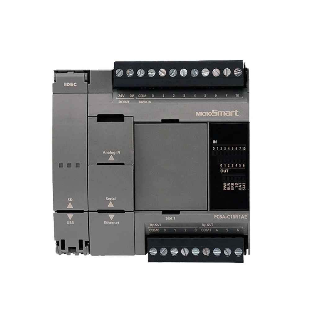 IDEC | 16IO CPU 24VDC Trans. Sink | FC6A-C16K1CE