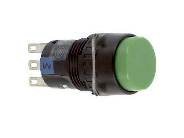 IDEC | 16mm Pushbutton Green | AB6M-M2P-G