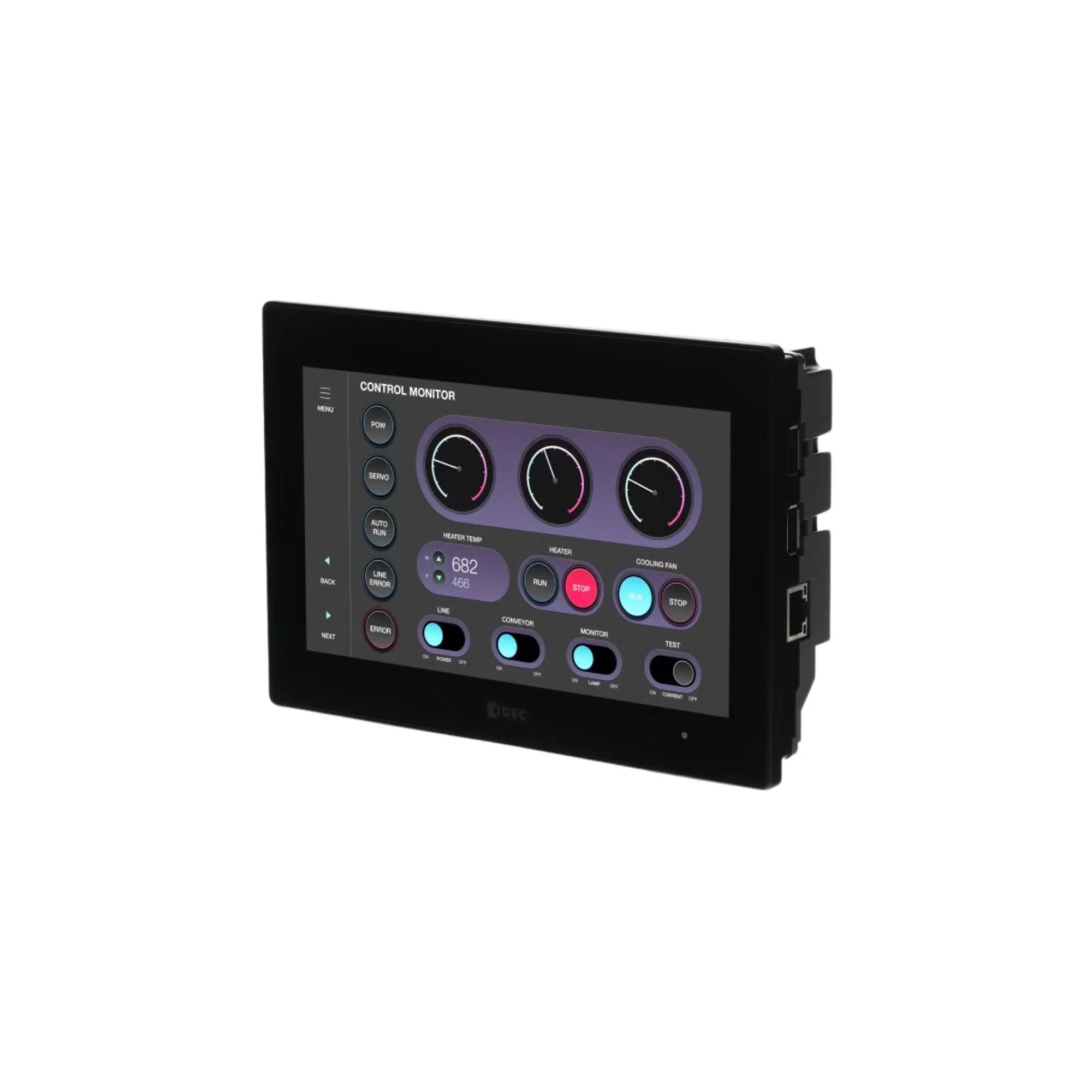 IDEC| 7 in PLC+HMI 22IO Relay | FT2J-7U22KAF-B