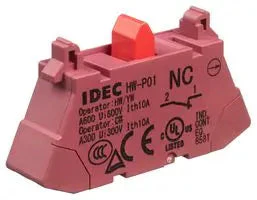 IDEC | Contact Block, Push In, 1 Pole, 10 A, 110 V | HW-P01