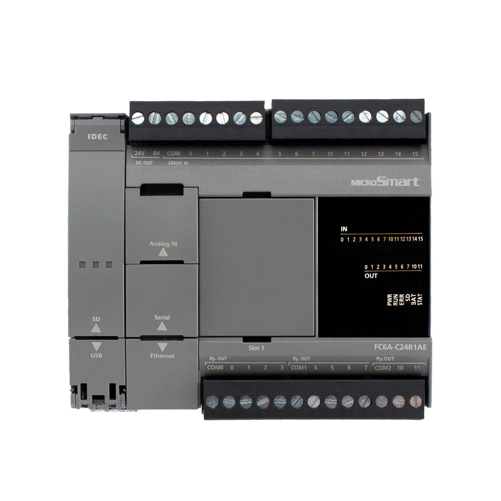 IDEC | CPU 24IO 24VDC Relay | FC6A-C24R1CE