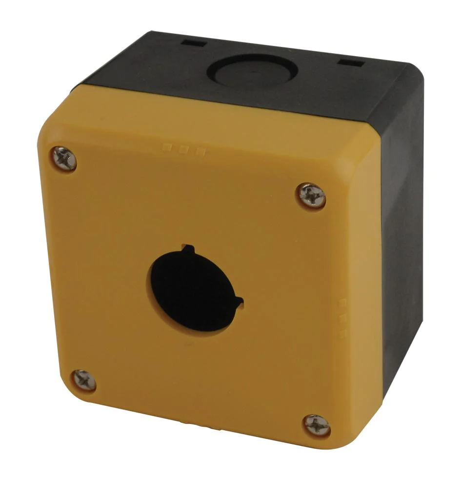 IDEC | Enclosure 1 Hole Box Yellow | FB1W-111Y