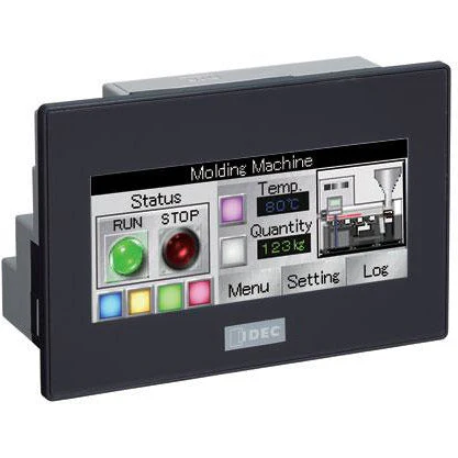 IDEC | 3.8 PLC+HMI Color Black Bezel | FT1A-C12RA-B
