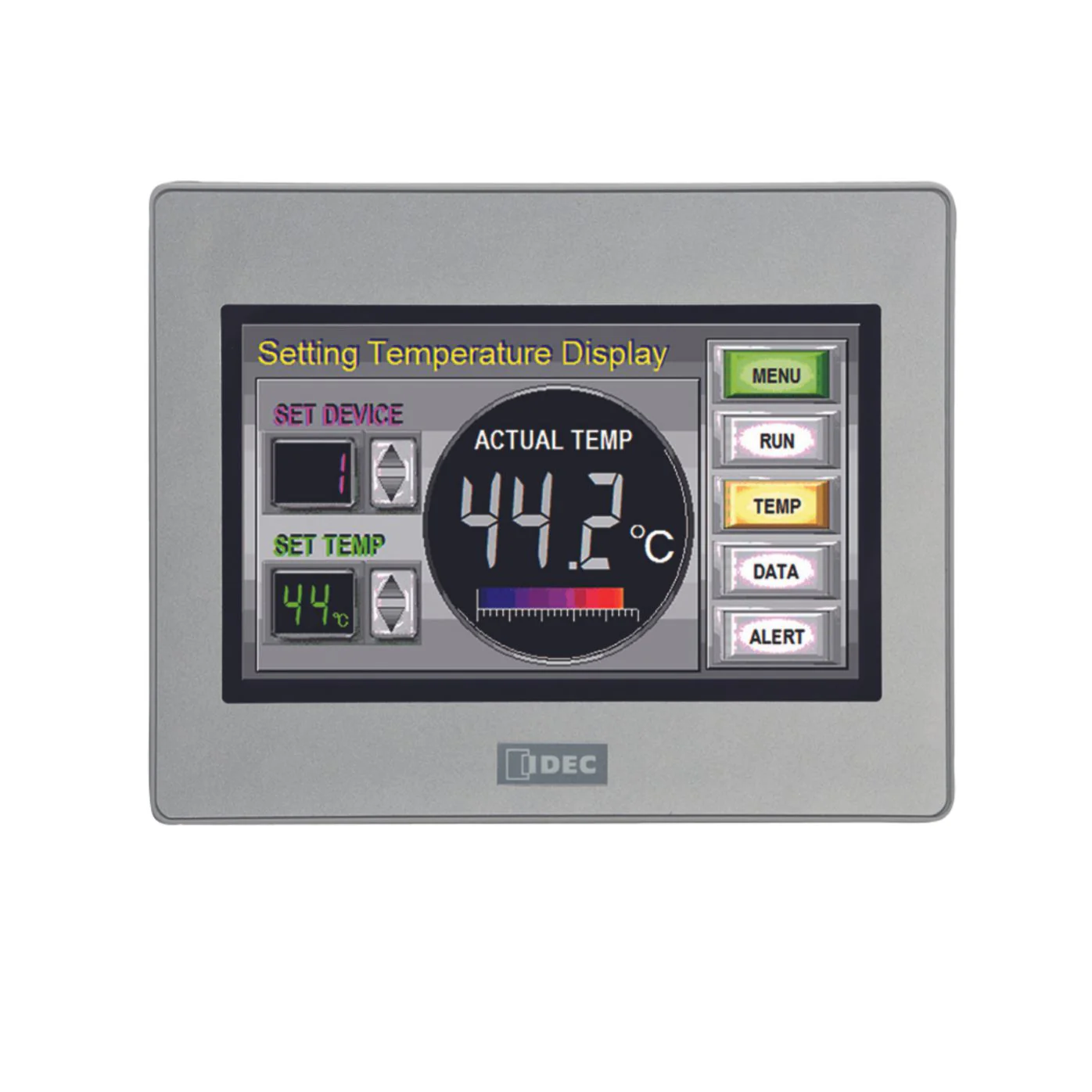 IDEC | 4.3 TFT 65K (Silver Bezel) | HG1G-4VT22TF-S