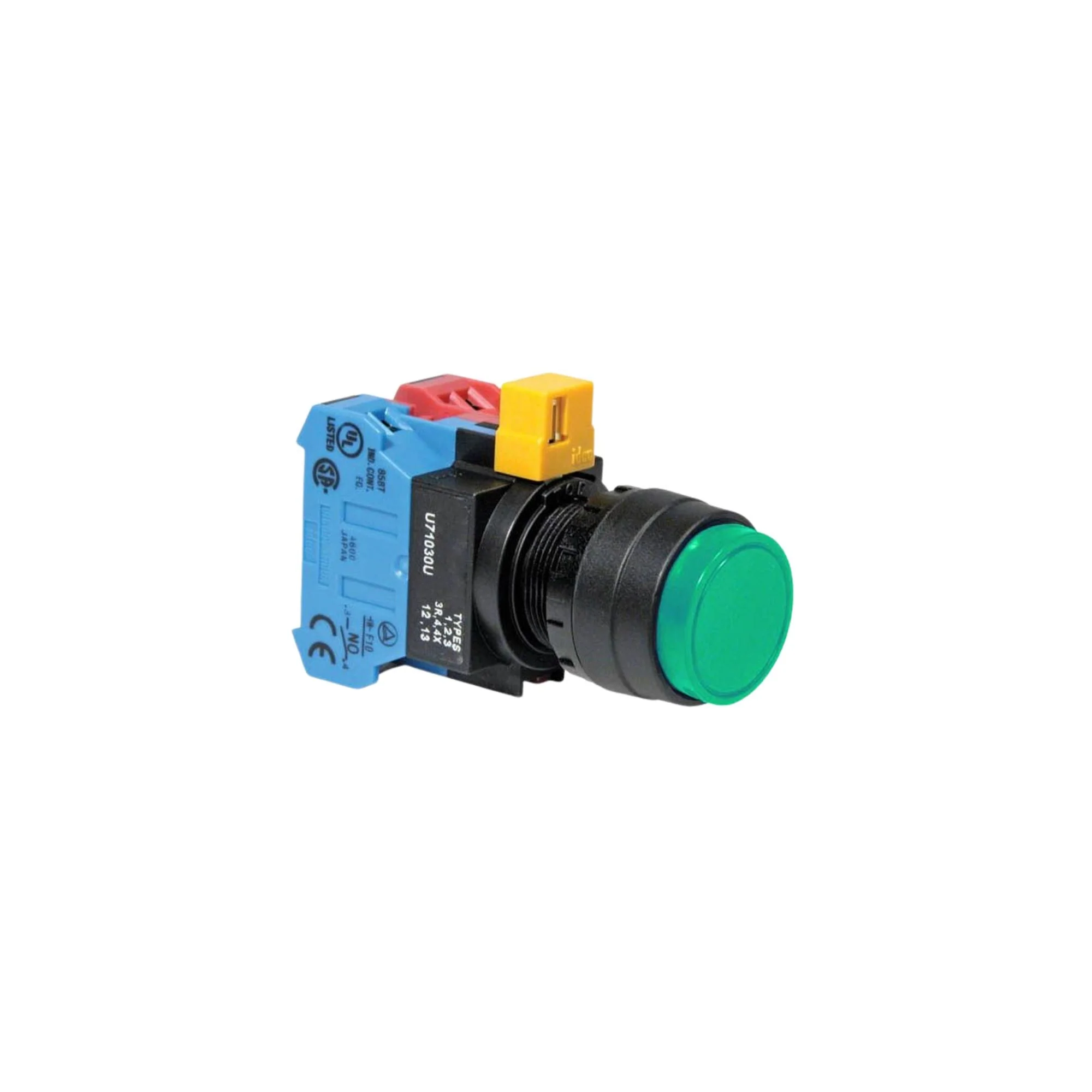 IDEC | 22mm Pushbutton - Green | HW1B-M5F10-G
