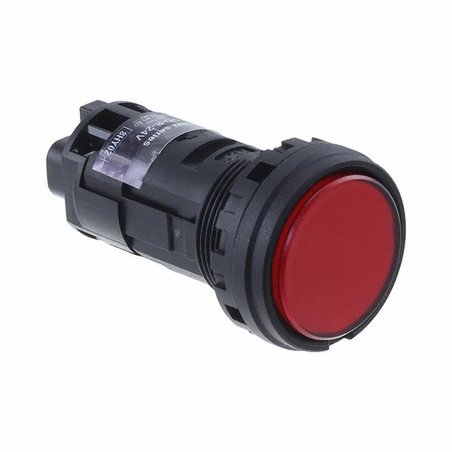 IDEC | Pilot Light 22mm Red | HW1P-1FQD-R-120V