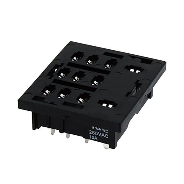 IDEC | Relay Socket, 11 Pin, 3 Pole, 300 V, 10 A, PCB Mount, SH Series | SH3B-62