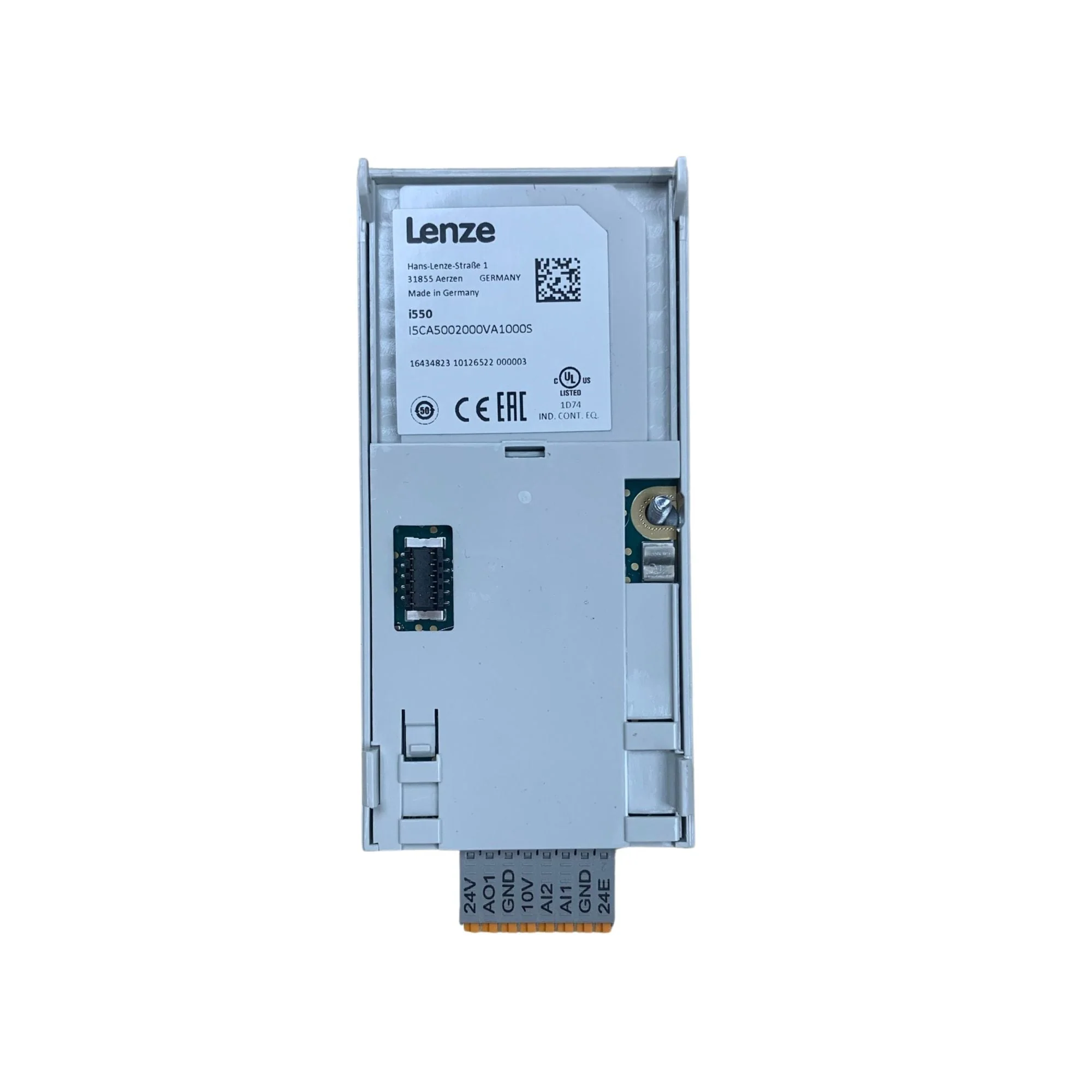 Lenze | i550 Control Unit, No fieldbus EPM, memory, IP20 | I5CA5002000VA1000S - Image 2