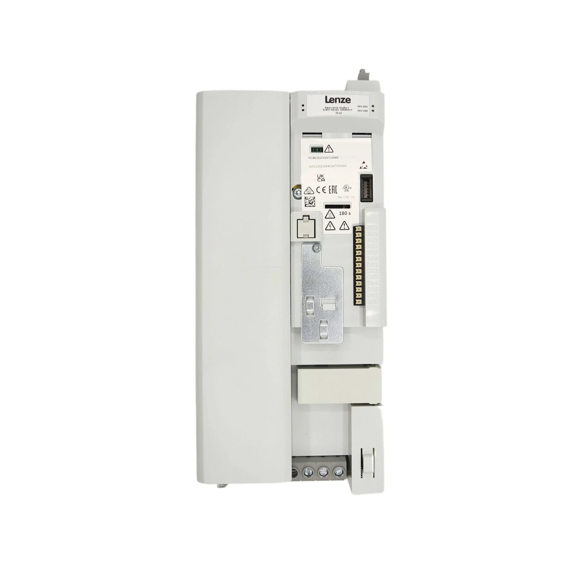 Lenze | i510 Cabinet VFD 15 HP 3ph 480V IP20 | I51BE311F10V11000S