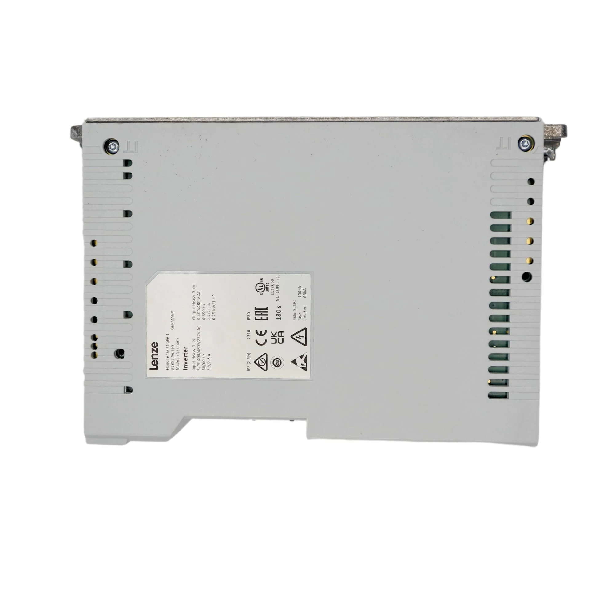 Lenze | i510 Cabinet VFD 1 HP 3ph 480V IP20 | I51AE175F10V11000S - Image 2