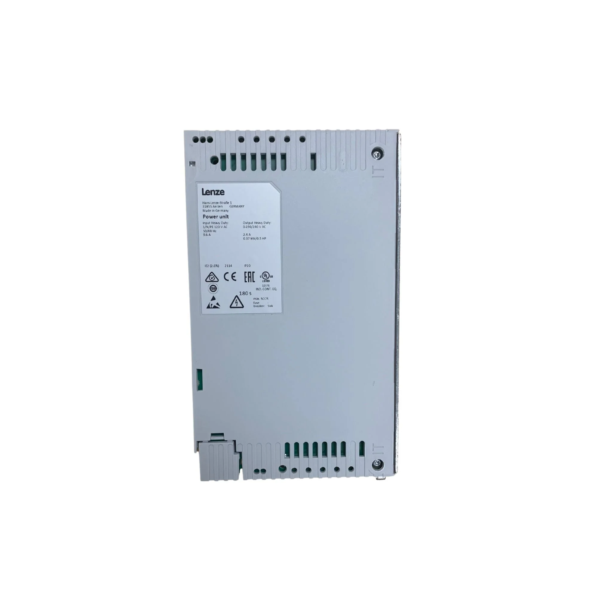 Lenze | i550 Power Unit, 0.5 HP 1ph 120V IP20 no EMC | I5DAE137A10V00000S