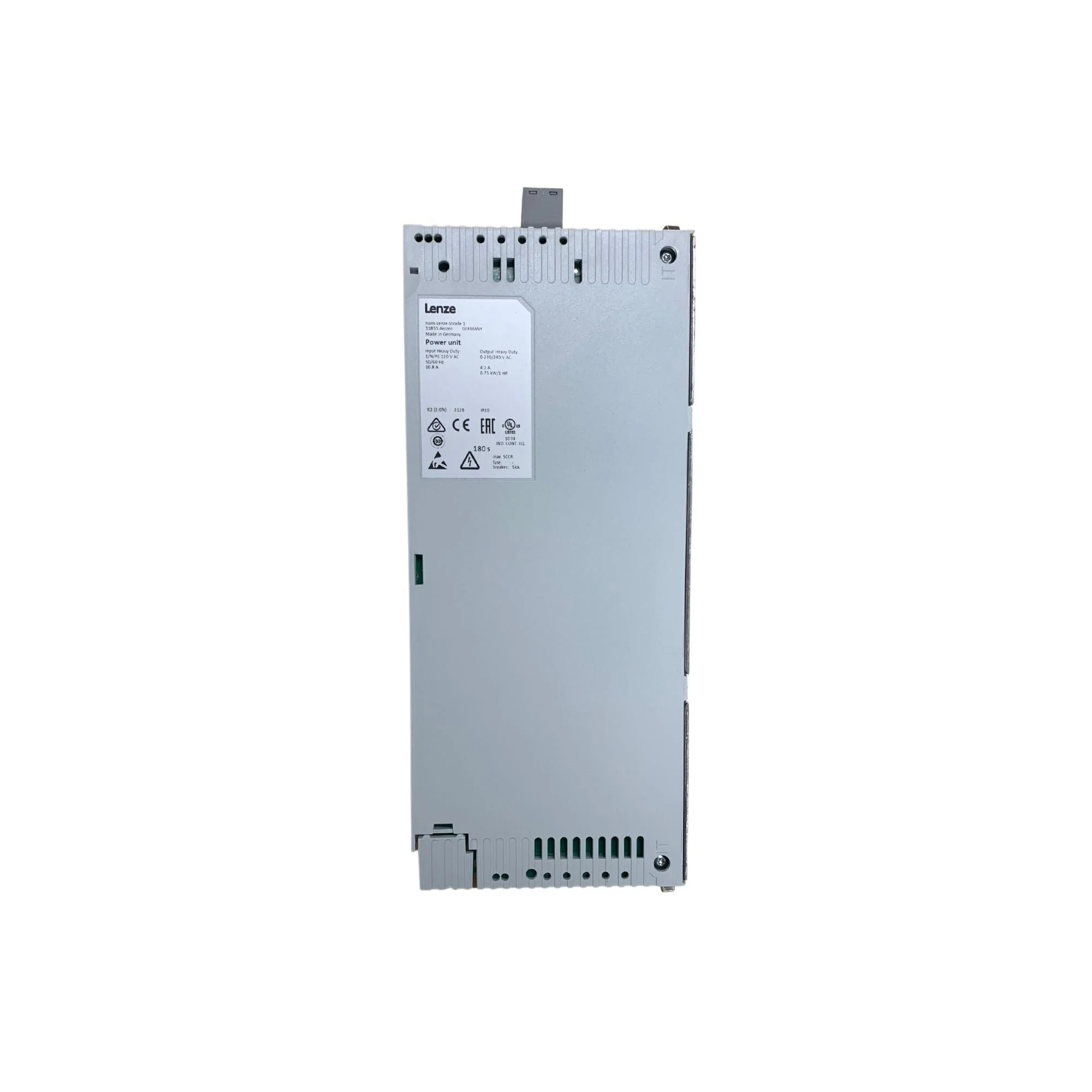 Lenze | i550 Power Unit, 1 HP 1ph 120V IP20 no EMC | I5DAE175A10V00000S
