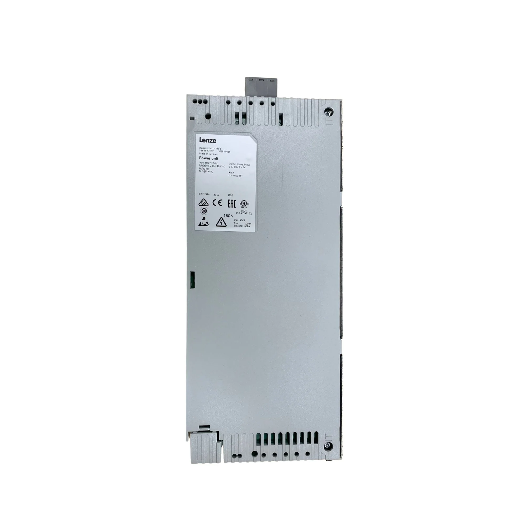 Lenze | i550 Power Unit, 3 HP 1/3ph 240V IP20 no EMC | I5DAE222D10V00000S