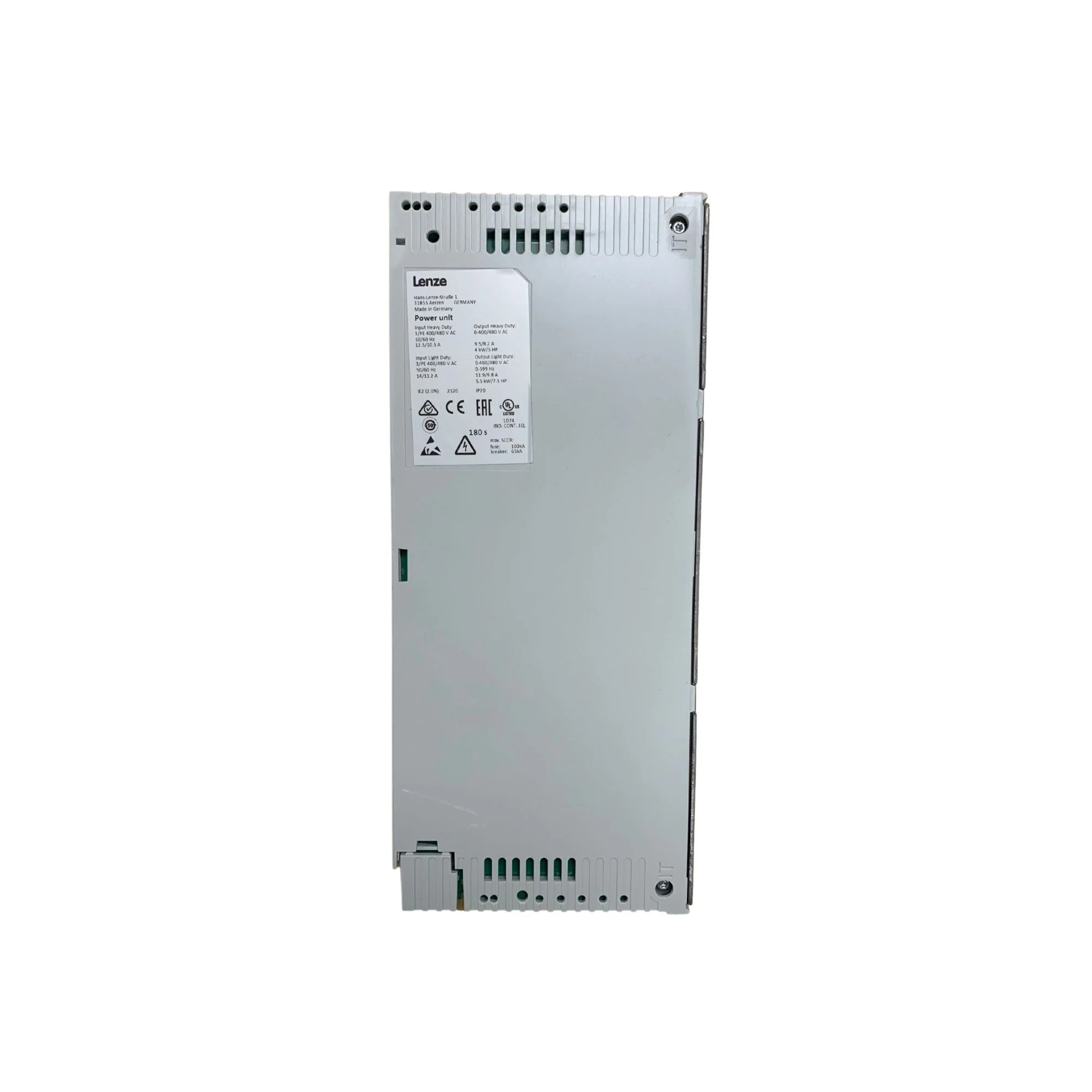 Lenze | i550 Power Unit, 5 HP 3ph 480V IP20 EMC filter | I5DBE240F10V10000S - Image 3