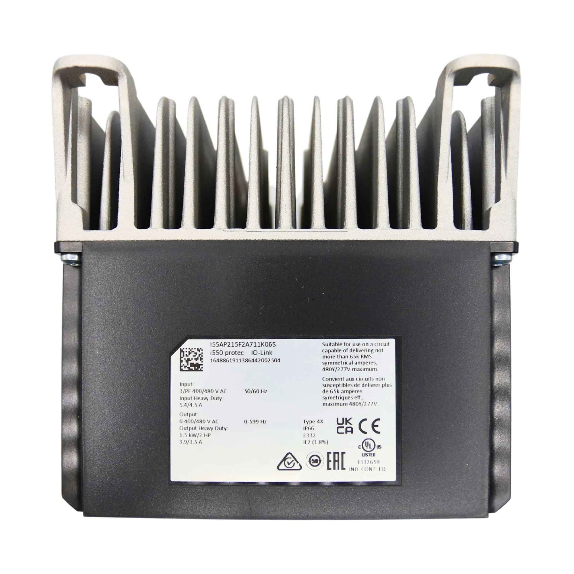 Lenze | i550 Protec VFD 2 HP 3ph 480V STO IO-Link ExtBox NEMA 4X | I55AP215F2A711K06S - Image 2