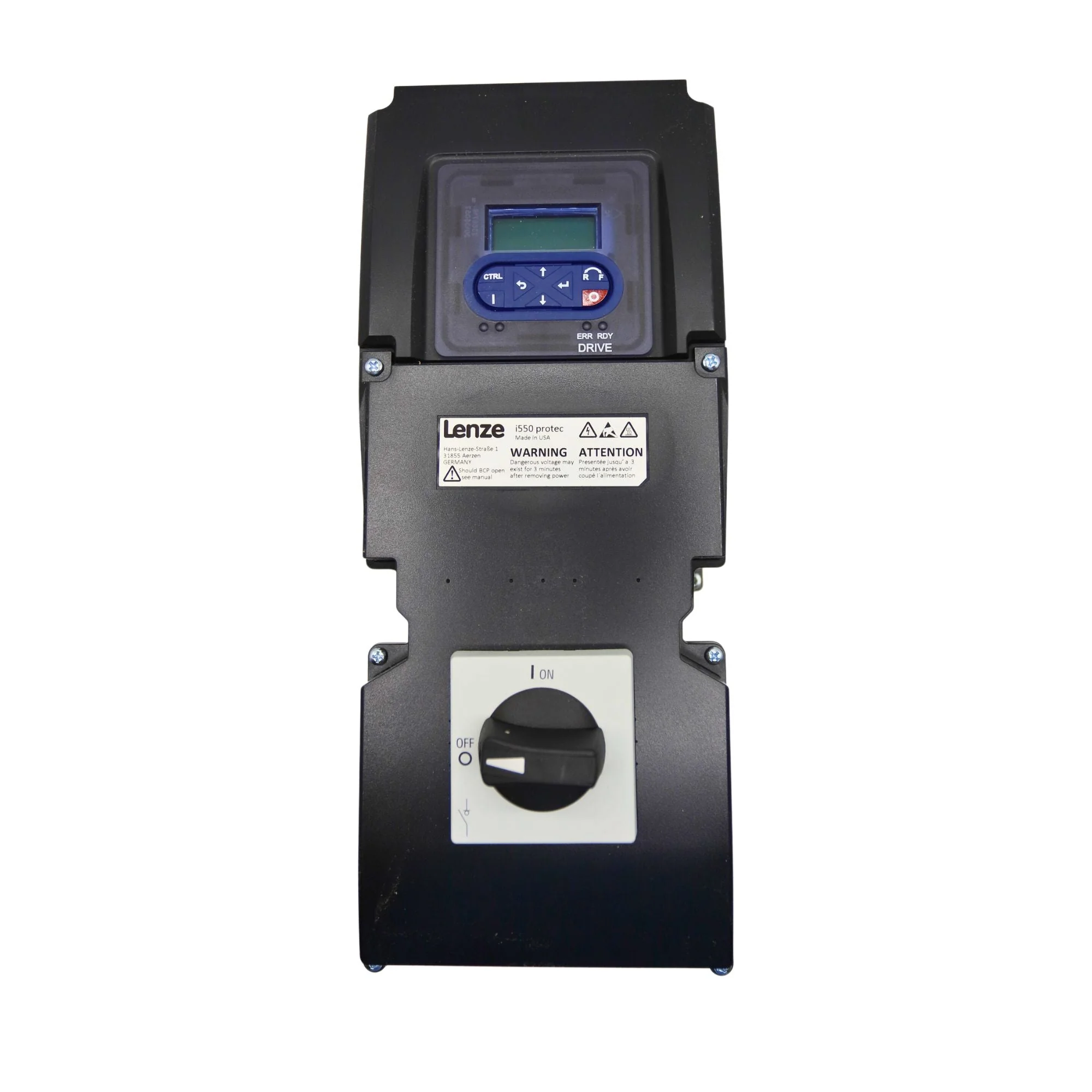 Lenze | i550 Protec VFD 3 HP 3ph 480V STO IO-Link ExtBox NEMA 4X | I55AP222F2A711K06S