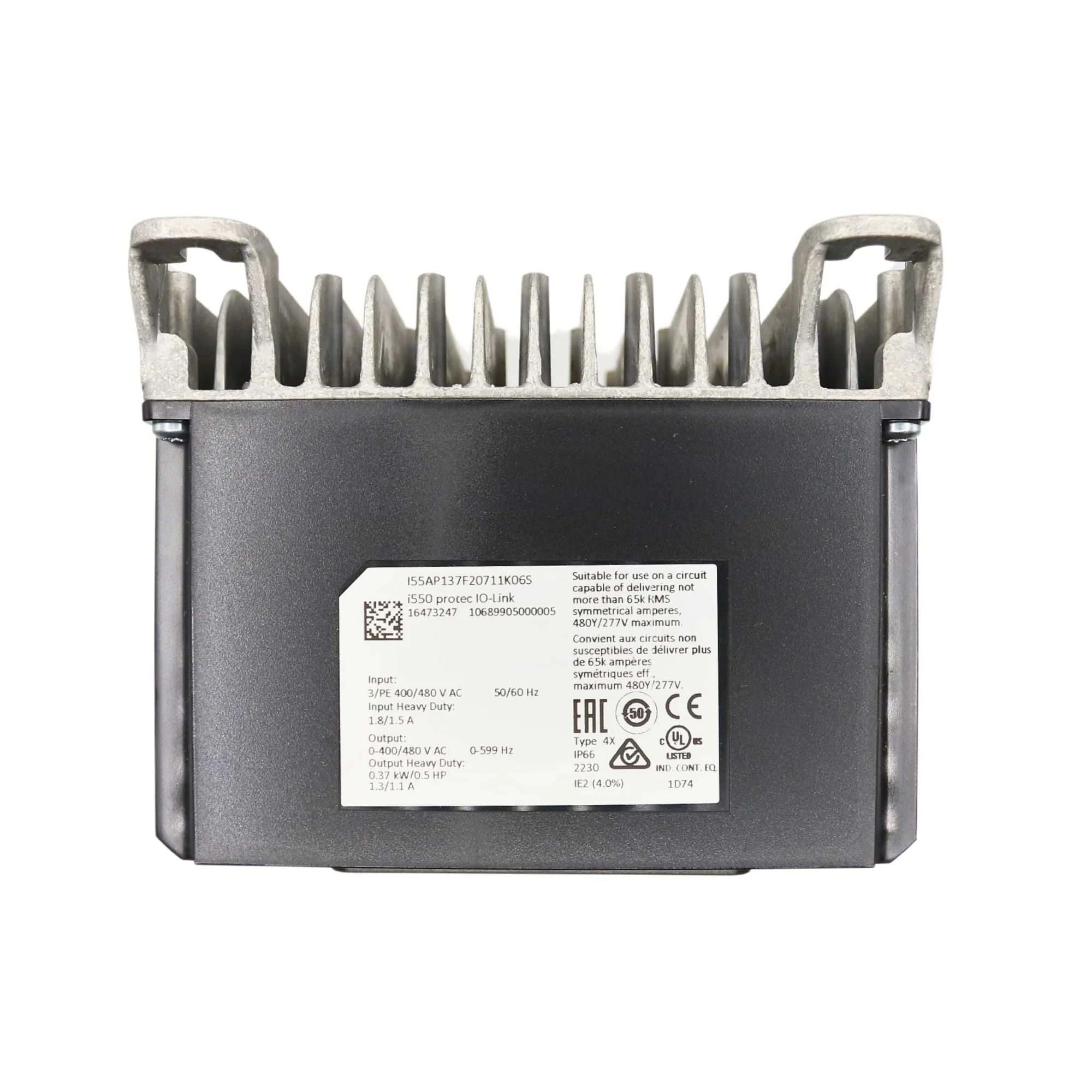 Lenze | i550 Protec VFD 0.5 HP 3ph 480V IO-Link ExtBox NEMA 4X | I55AP137F20711K06S - Image 2