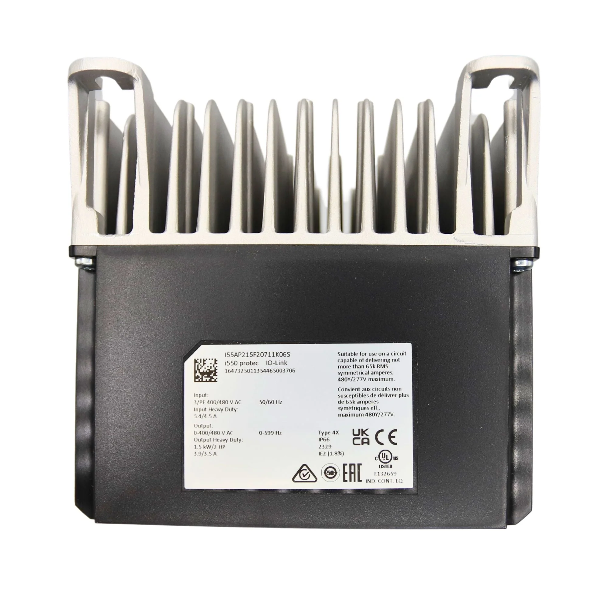 Lenze | i550 Protec VFD 2 HP 3ph 480V IO-Link ExtBox NEMA 4X | I55AP215F20711K06S - Image 2