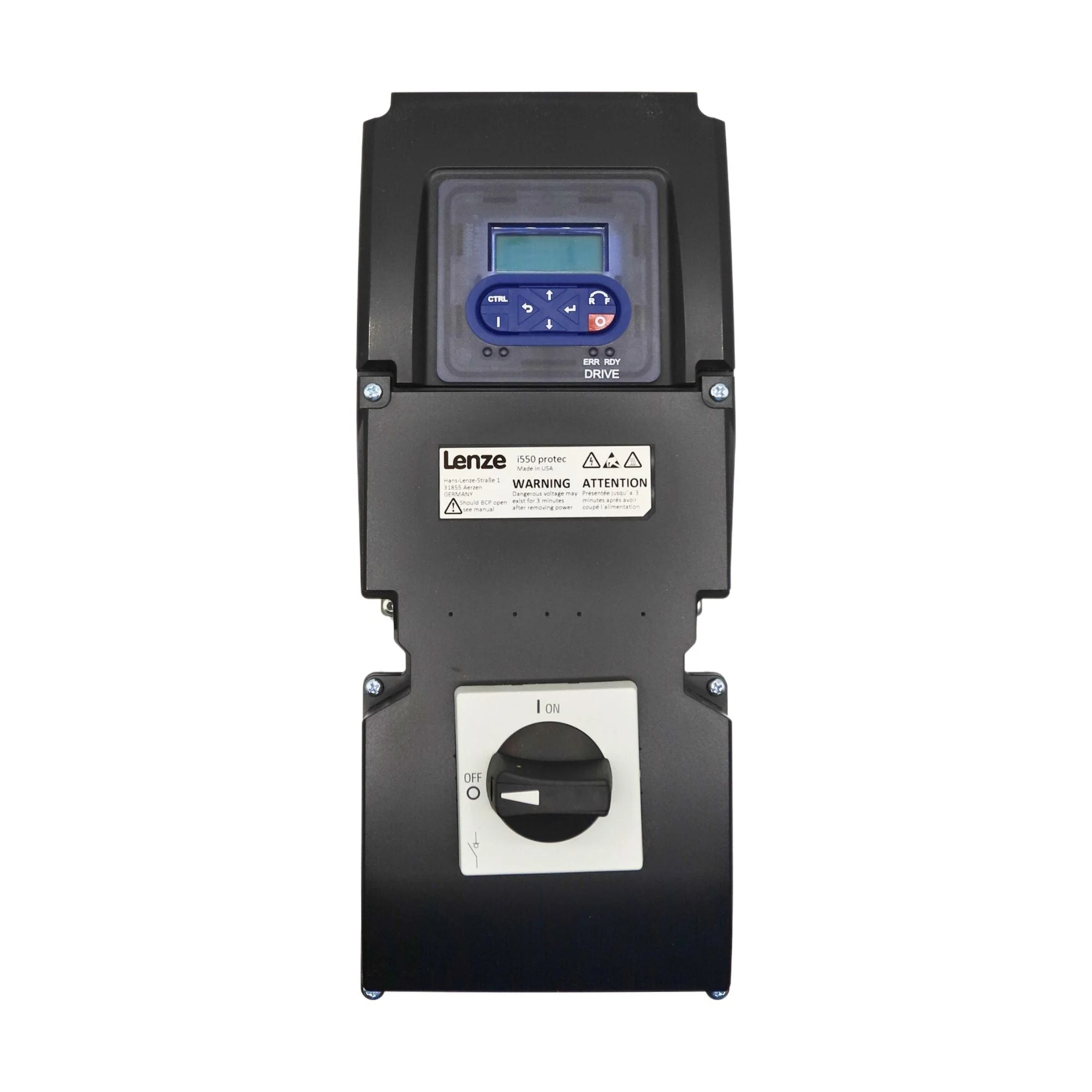 Lenze | i550 Protec VFD 3 HP 3ph 480V IO-Link ExtBox NEMA 4X | I55AP222F20711K06S
