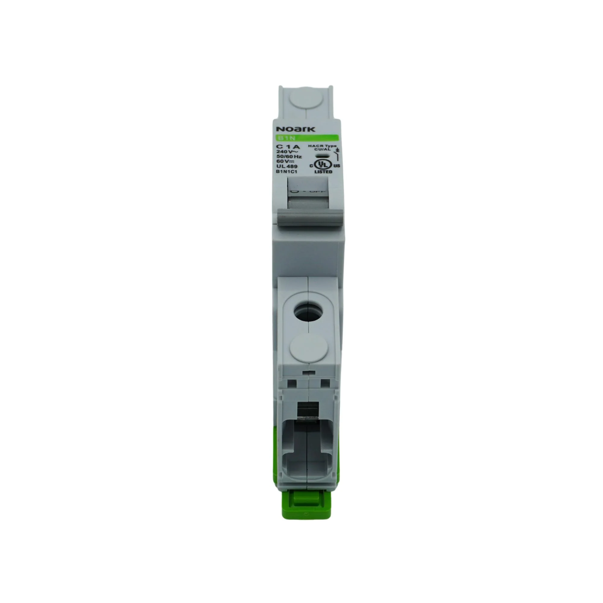 Noark | Mini Circuit Breaker, 1P, C-Curve, 1A, UL489, 240VAC/60VDC, 10 kA, Box Lug | B1N1C1 - Image 2
