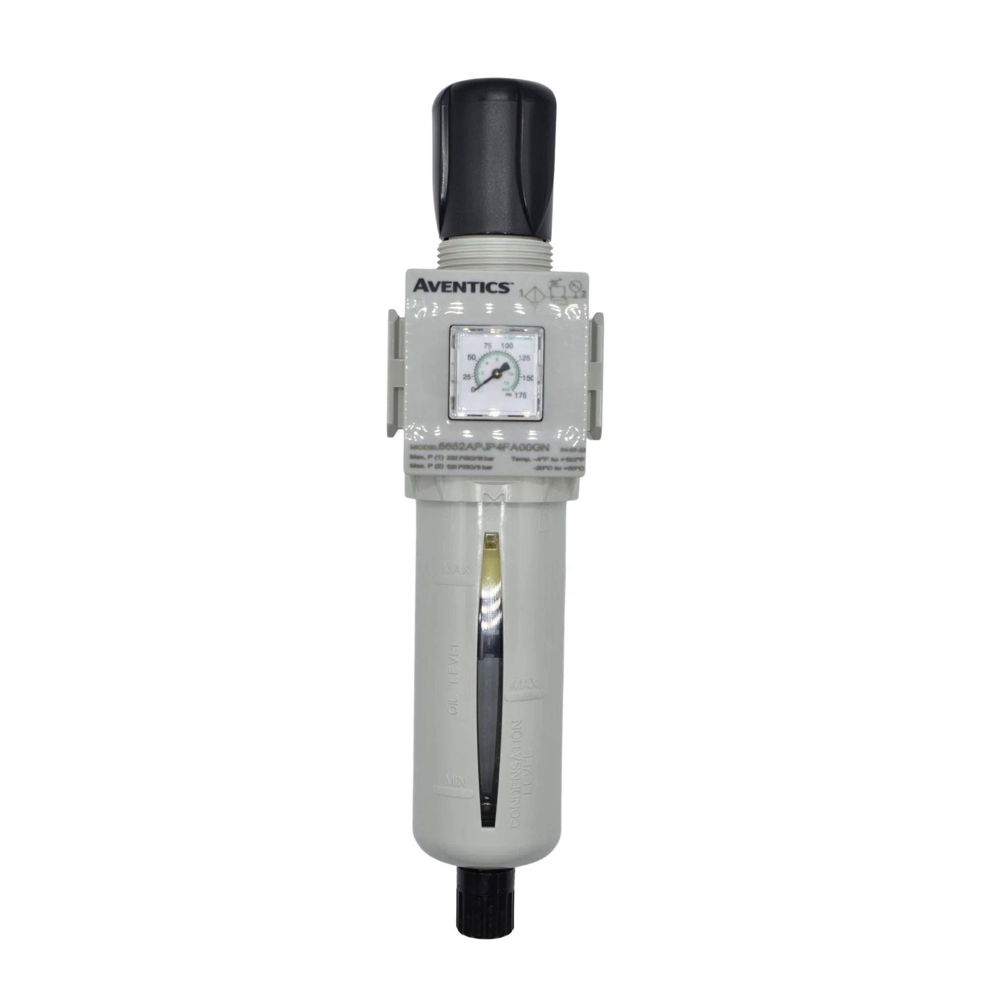 Numatics | Aventics 652 Series Particulate Filter 1/2 in NPT, 157.2SCFM, 7-125PSI | 8652APJP4FA00GN | 8652APJP4FA00GN
