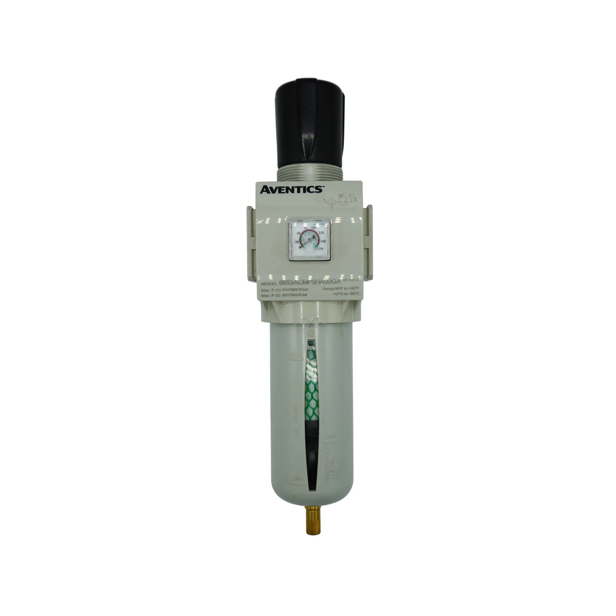 Numatics | Aventics 653 Series Coalescing/Regulator Filter 3/4 in NPT | 8653ACMP5HA00GA