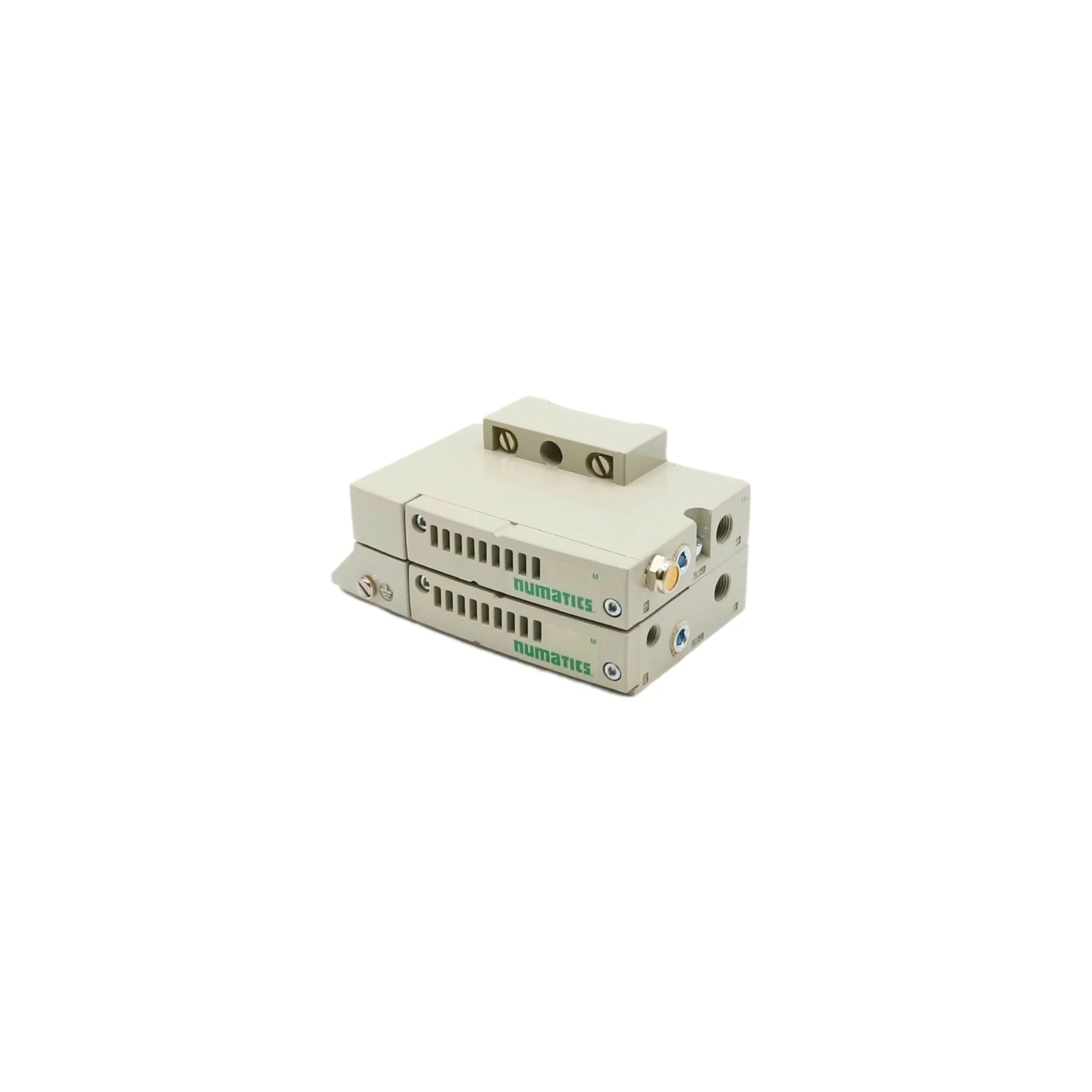 Numatics | Aventics End plate kit 501 Series 1/8 in NPT w/Muffler & Din Rail | 8501AK429465006