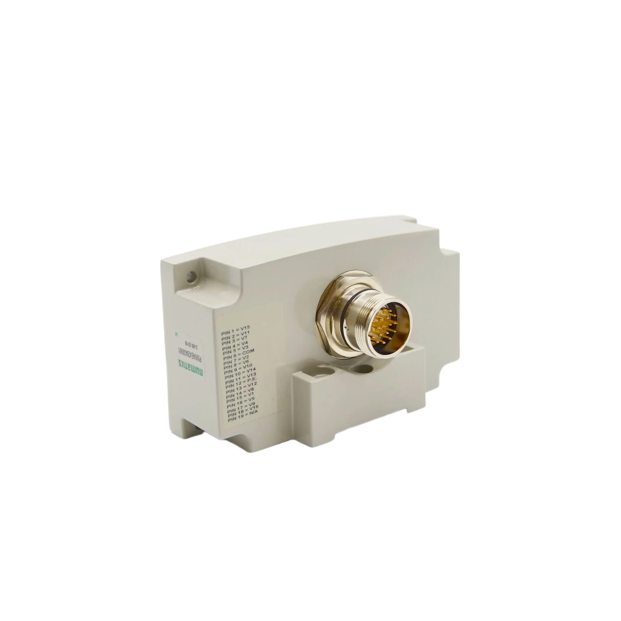 Numatics | Aventics Manifold part 501-502-503 Series 19 Pin Connector | P599AE428436001